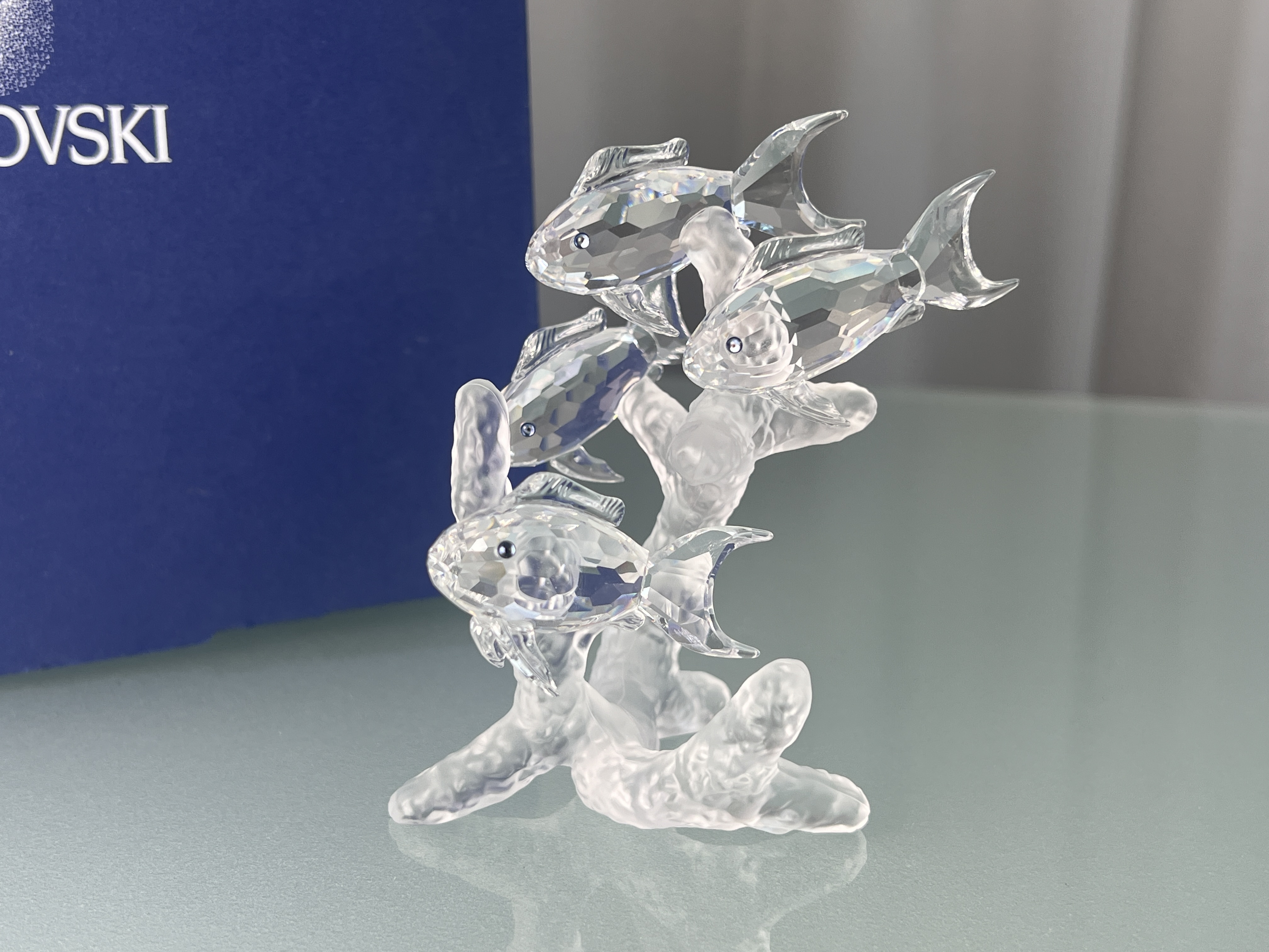 Swarovski Figur 666355 Großer Fischschwarm 10 cm, Inkl. OVP und Zertifikat  