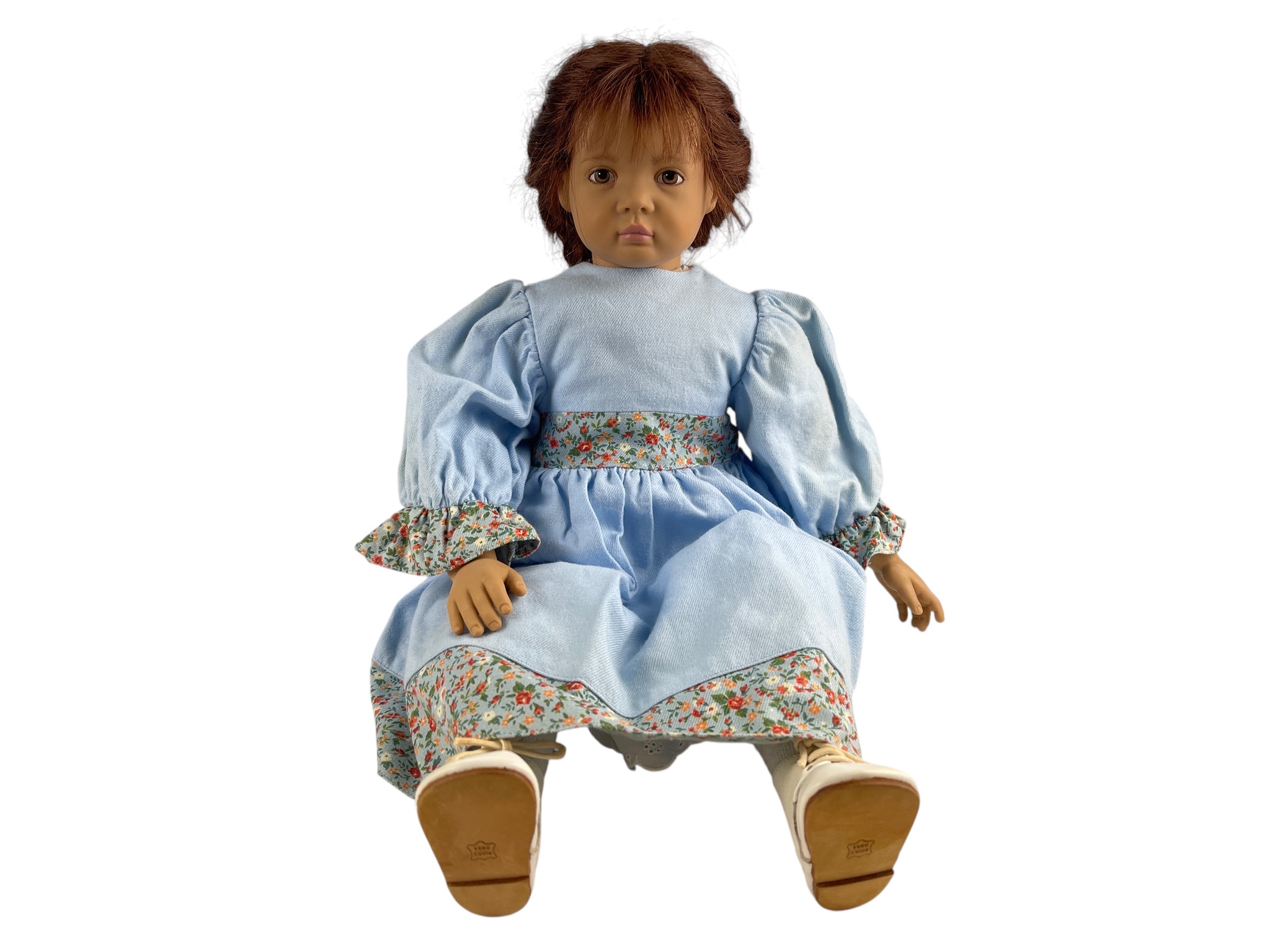 Künstlerpuppe Sigikid Ilse Wippler Vinyl Puppe 53 cm. Top Zustand    