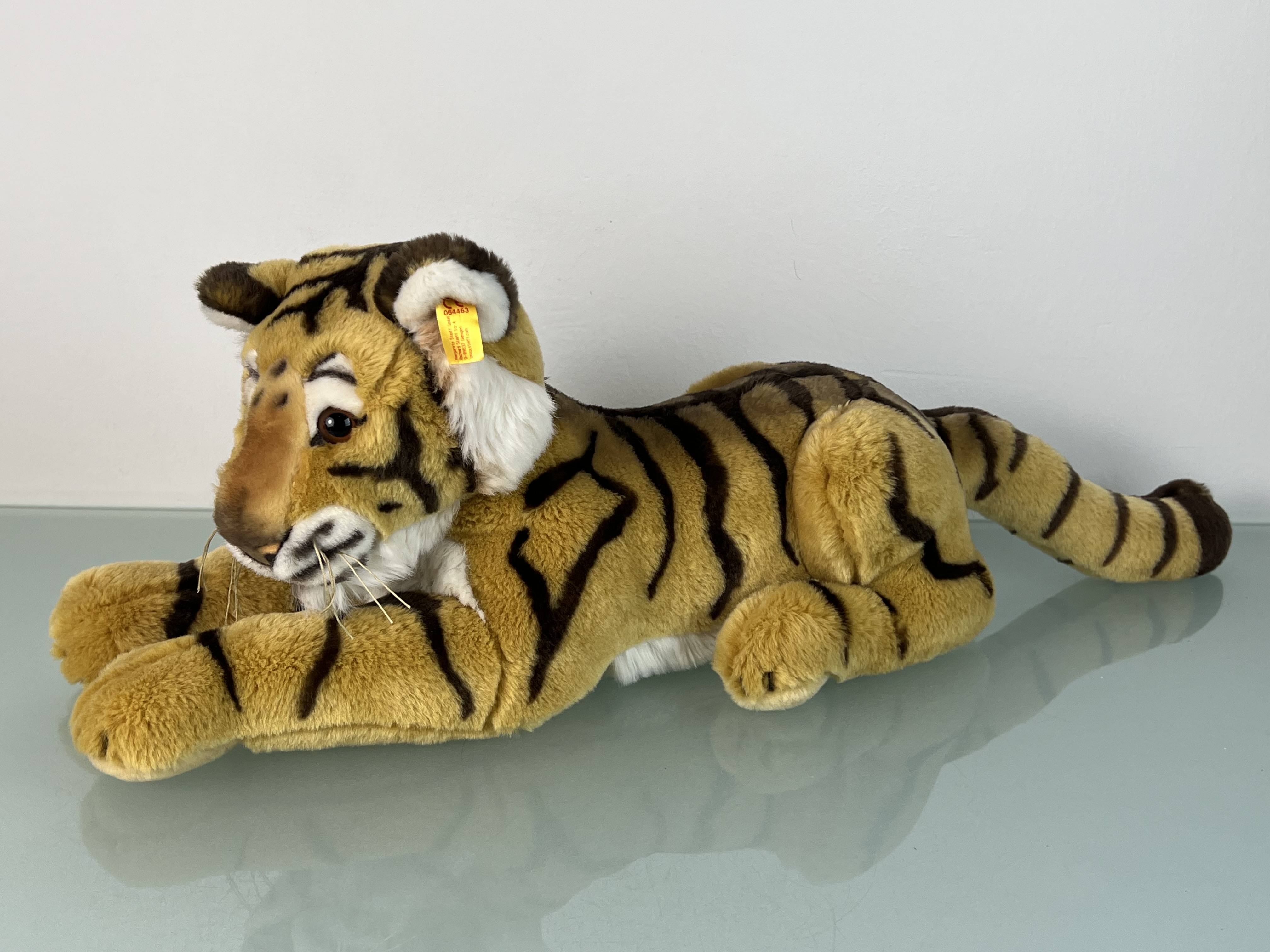 Steiff Tier 064463 Radjah Tiger 42,5 cm Lang / 20 cm Hoch. Top Zustand 