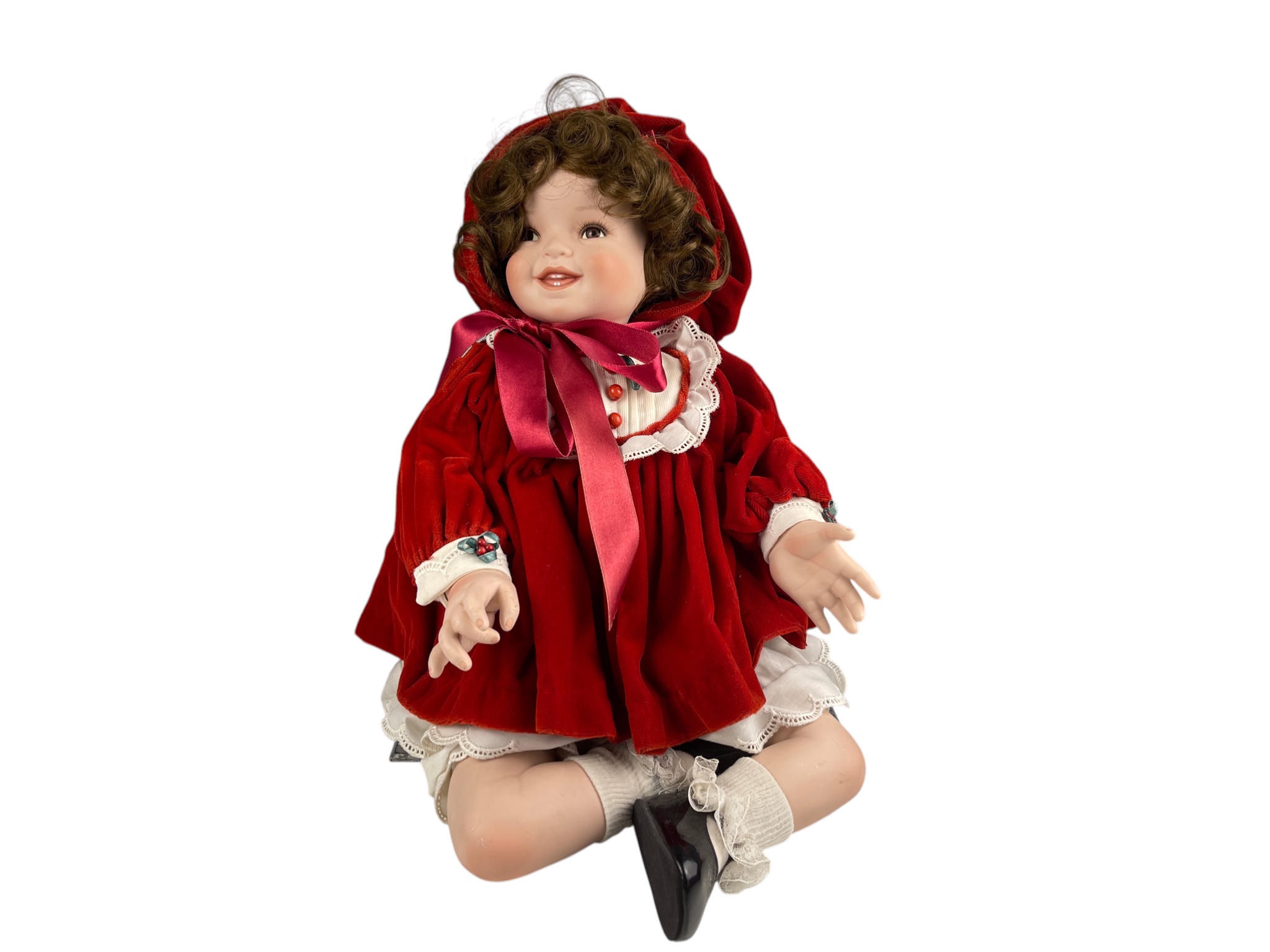 Künstlerpuppe Sammler Porzellan Puppe 38 cm. Zustand siehe Fotos 