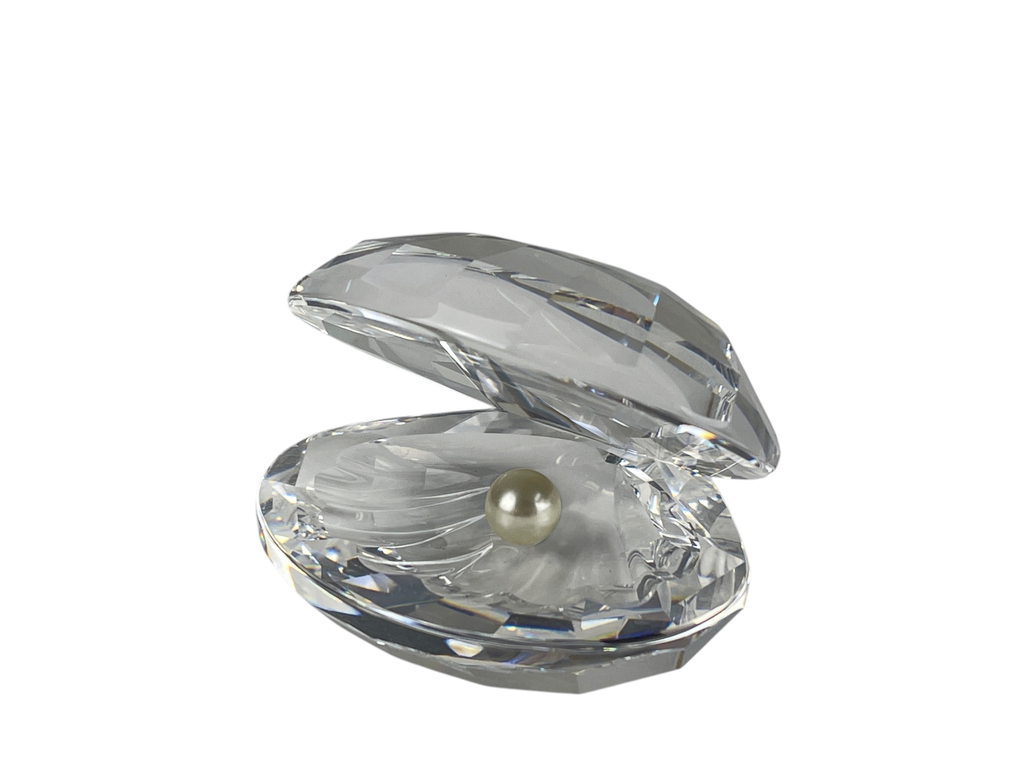 Swarovski Figur Kristall 014389 Große Muschel mit Perle 6,5 cm. Top Zustand  