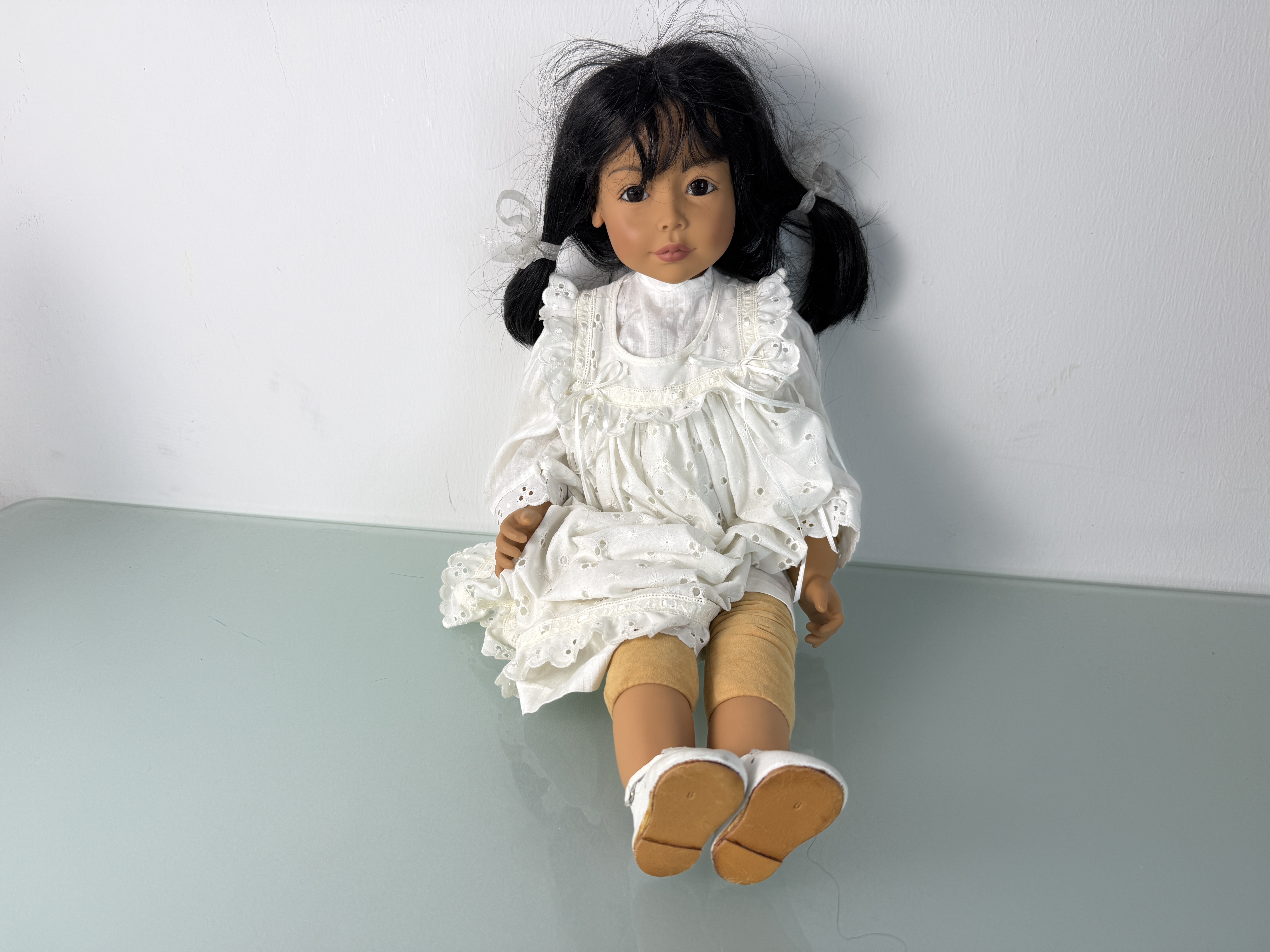 Künstlerpuppe Joke Grobben Künstlerpuppe Vinyl Puppe 65 cm. Top Zustand  