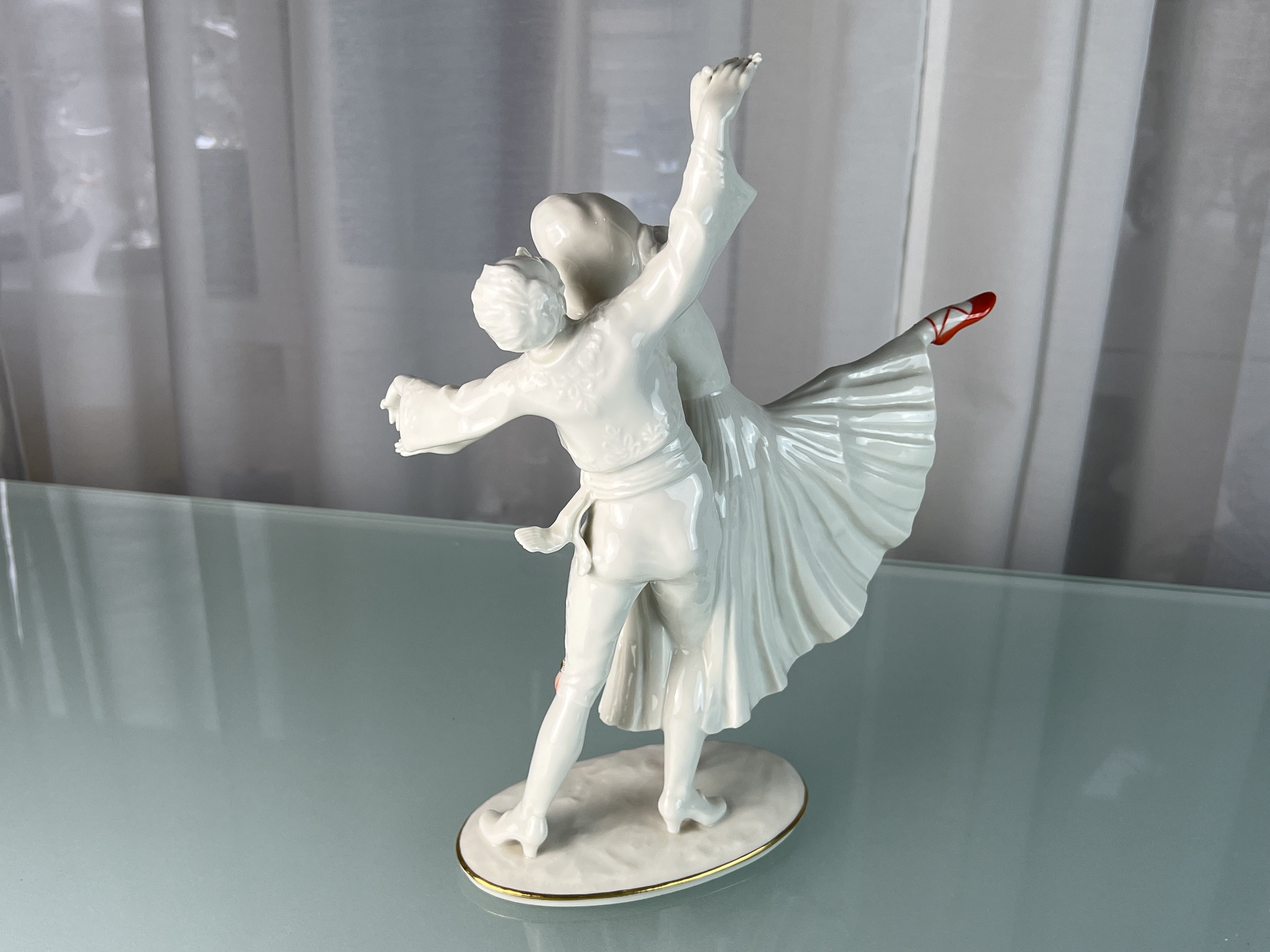  Hutschenreuther Porzellan Figur Tanzendes Paar 30 cm 1 Wahl Top Zustand.  