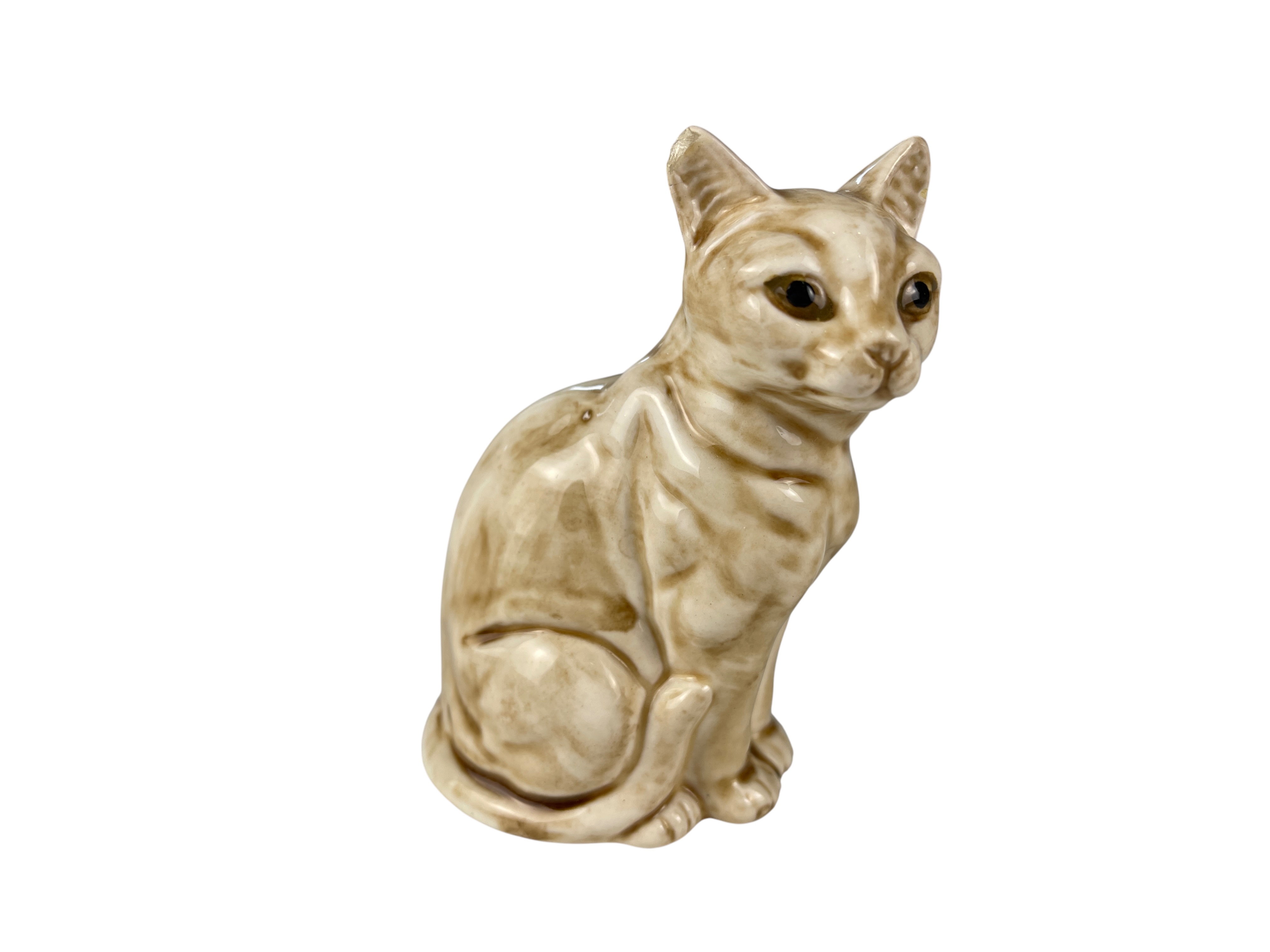  Sammler Porzellan Figur Katze 11 cm  Top Zustand 
