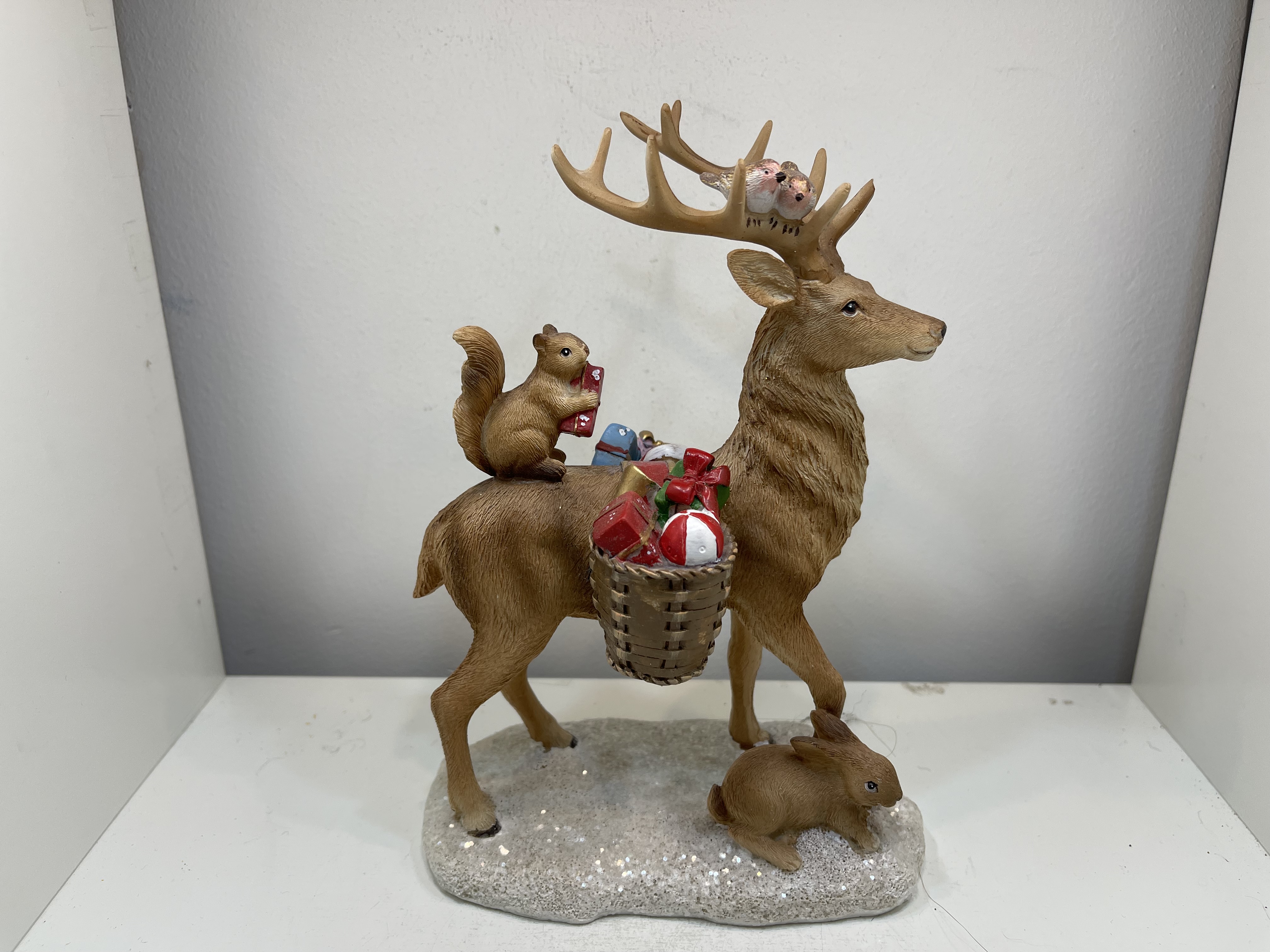 Kunststoff Sammler Figur Rentier 20 cm - Top Zustand