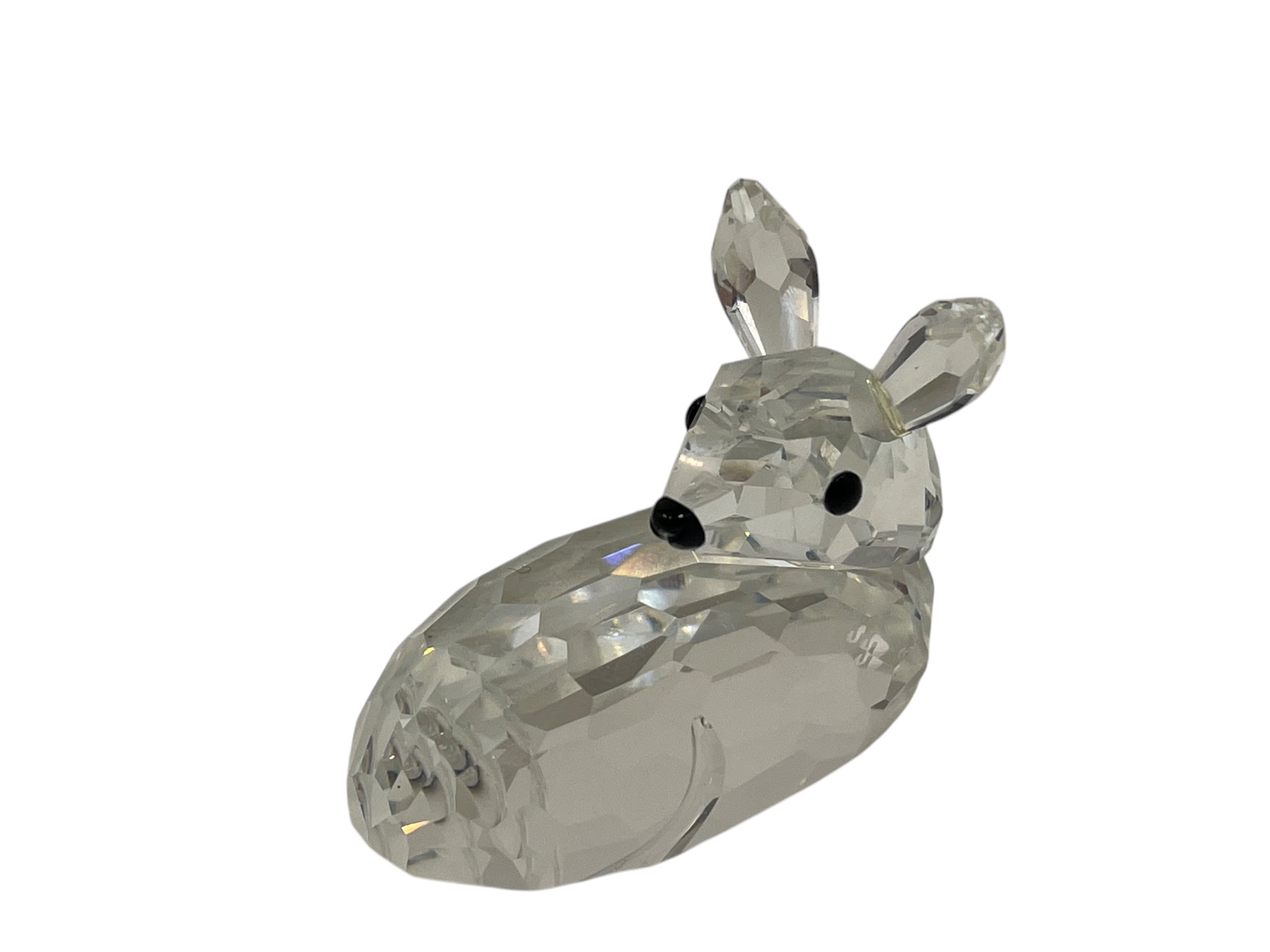  Swarovski Figur Kristall 183271 Rehkitz liegend 4 cm. Top Zustand 