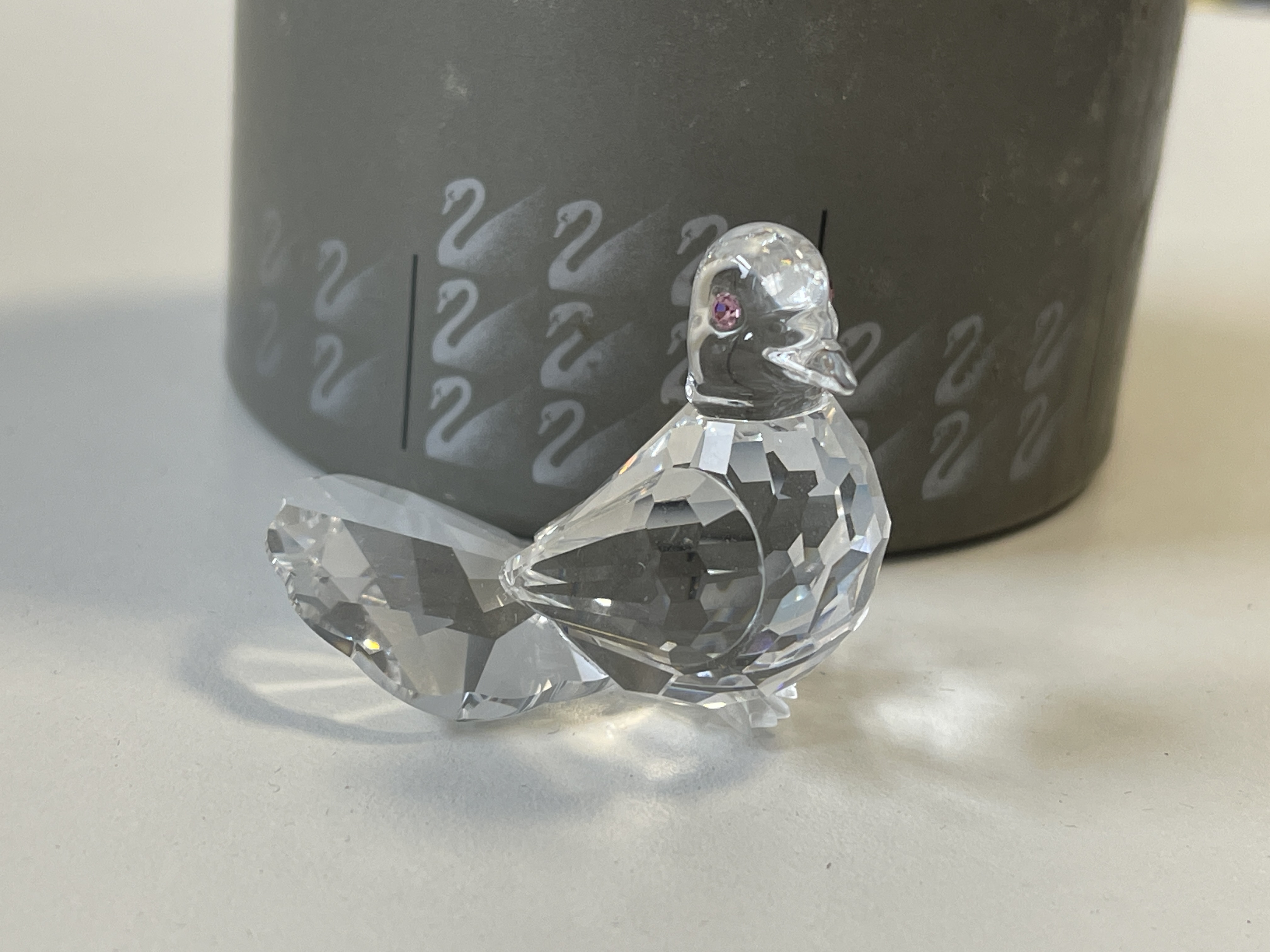  Swarovski Figur 191696 Taube 4,5 cm. Ovp & Zertifikat. Top Zustand   