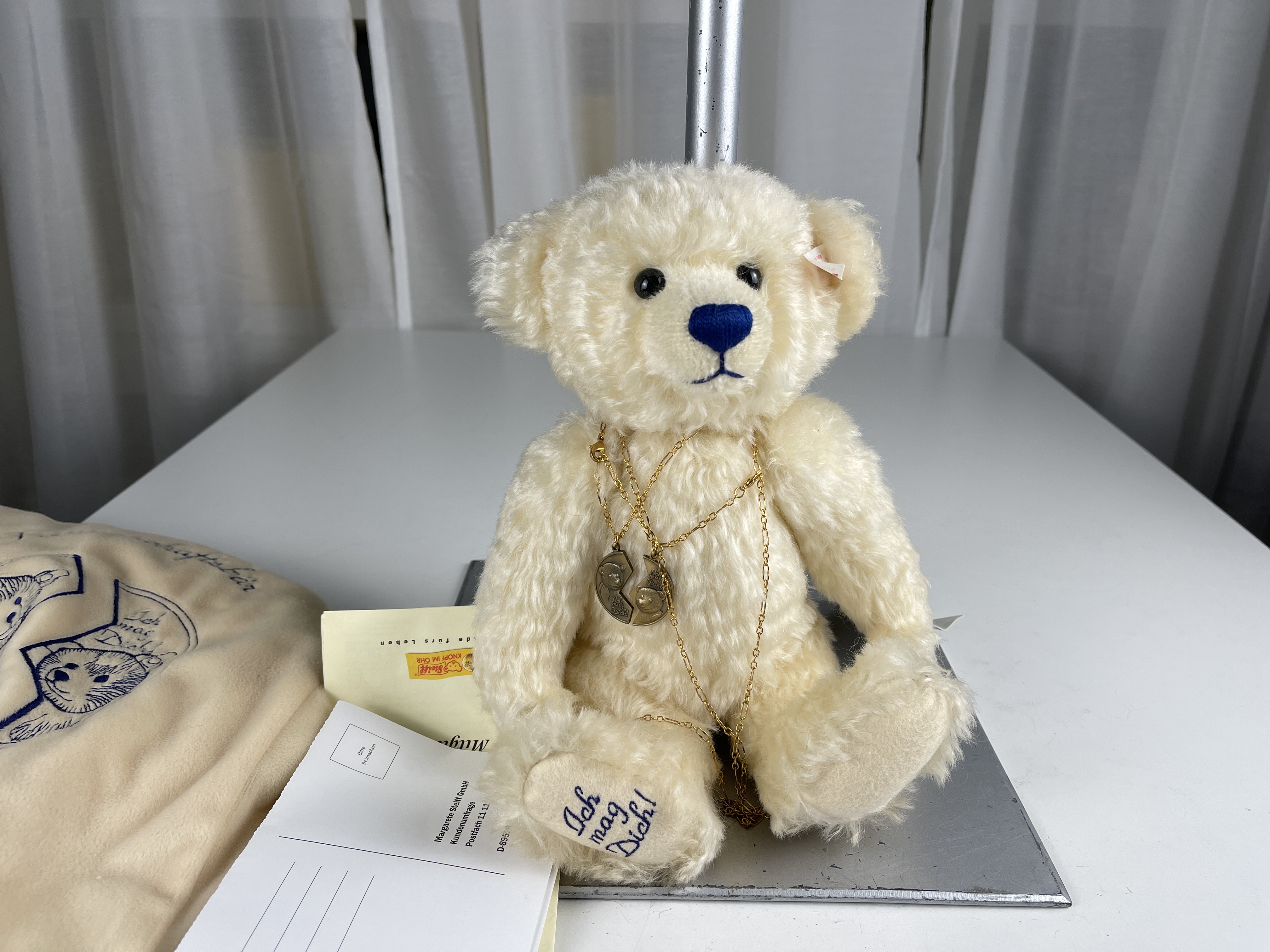 Steiff Tier Teddy 671029 FreundschaftsTeddy Bär 29 cm Top Zustand. 