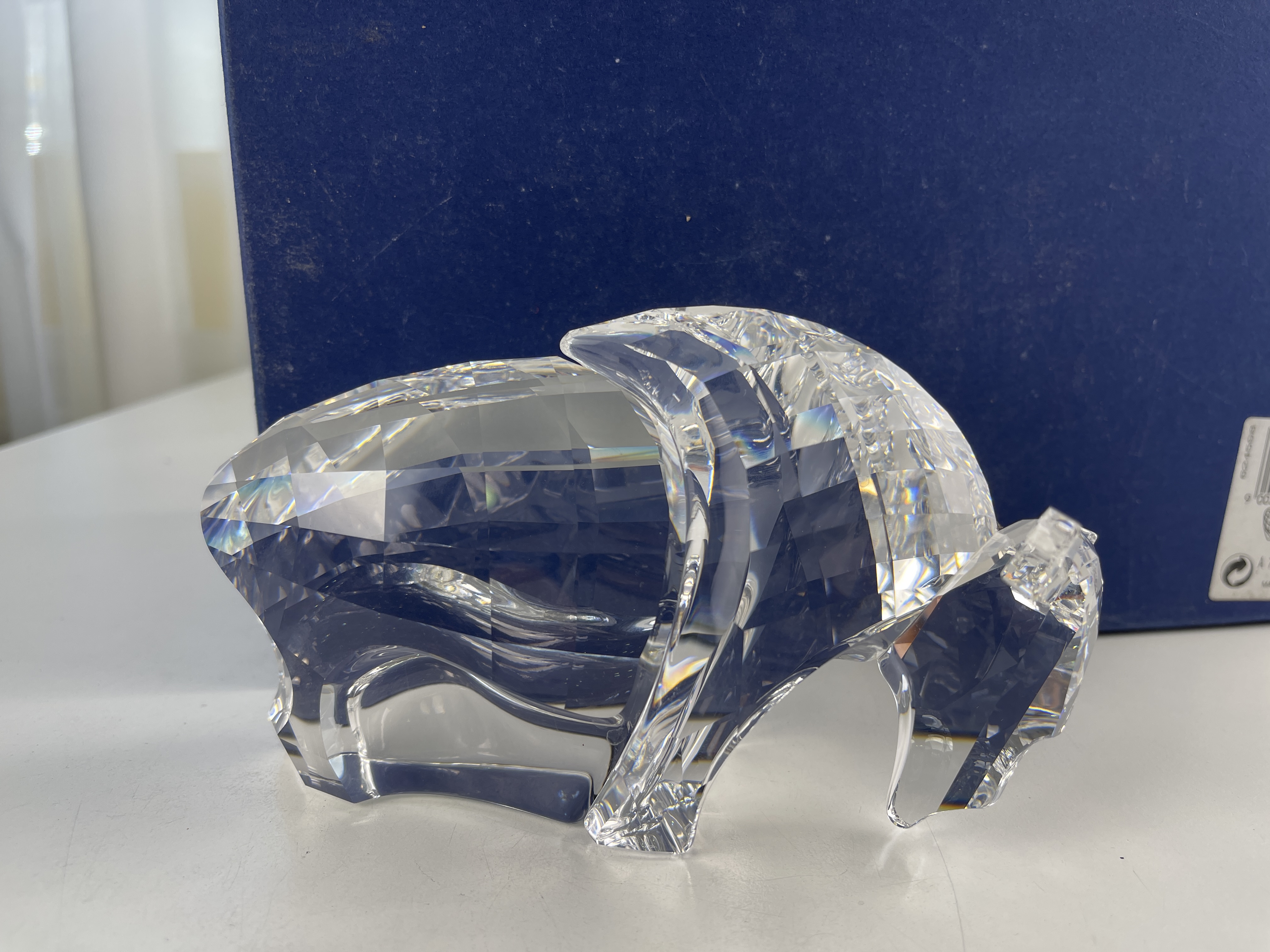 Swarovski Figur 624598 Symbol Büffel 17 cm. Mit OVP in Top Zustand 