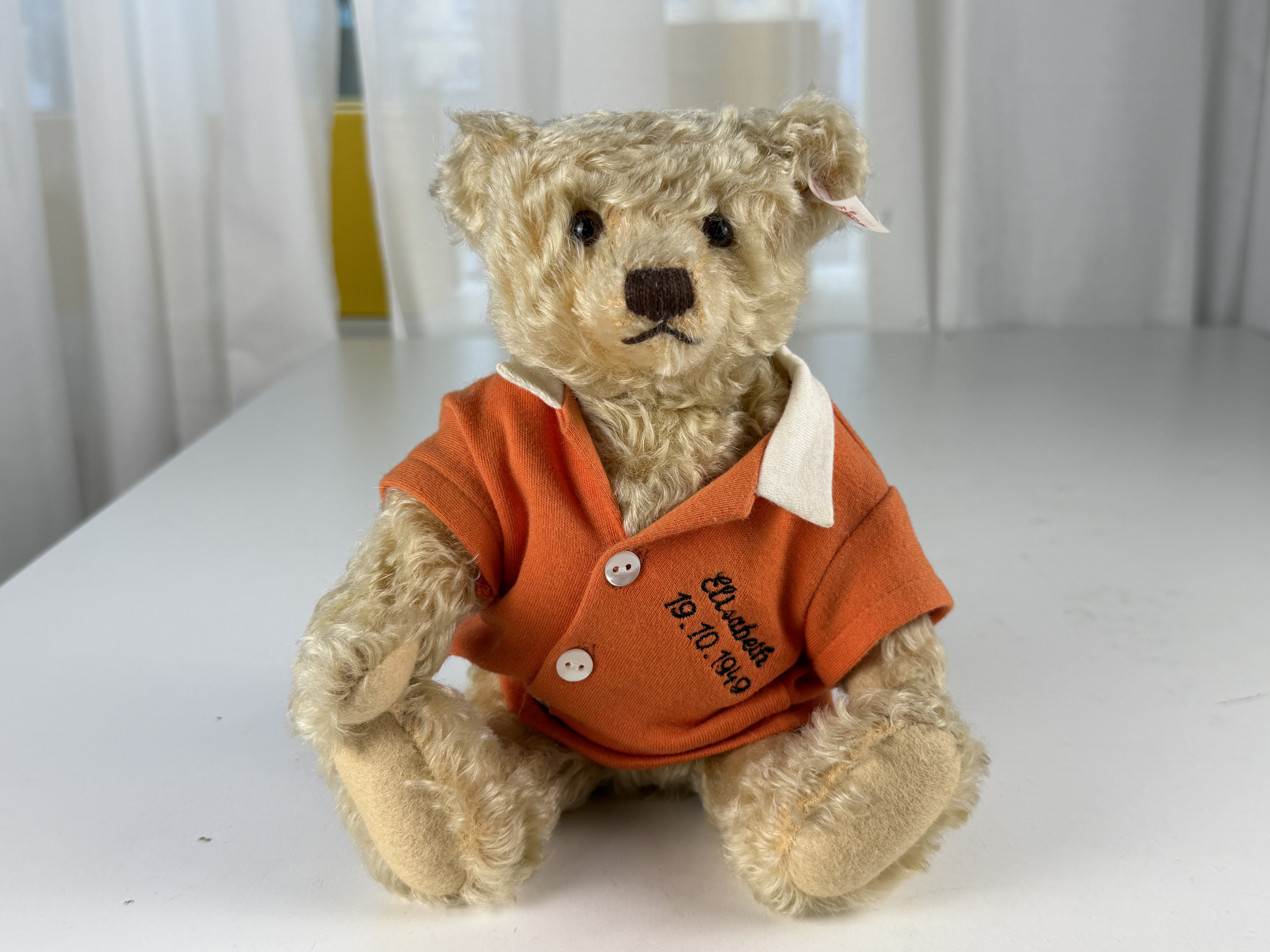 Steiff Tier Teddy 420399  Geburtstags-Teddybär 27 cm. Top Zustand  