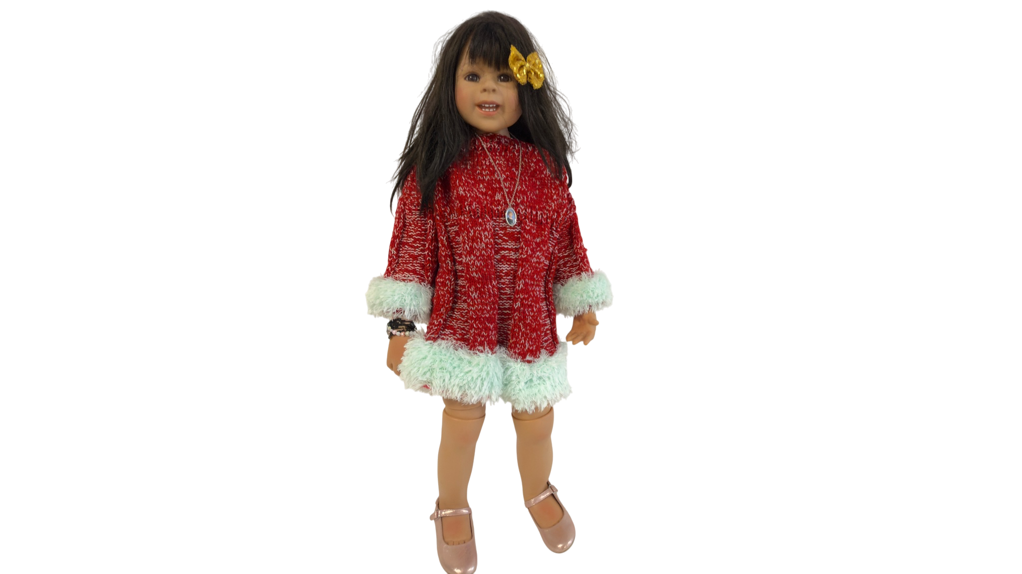 Künstlerpuppe Puppe Monika Levenig Vinyl Puppe 96 cm. Guter Zustand siehe Fotos 