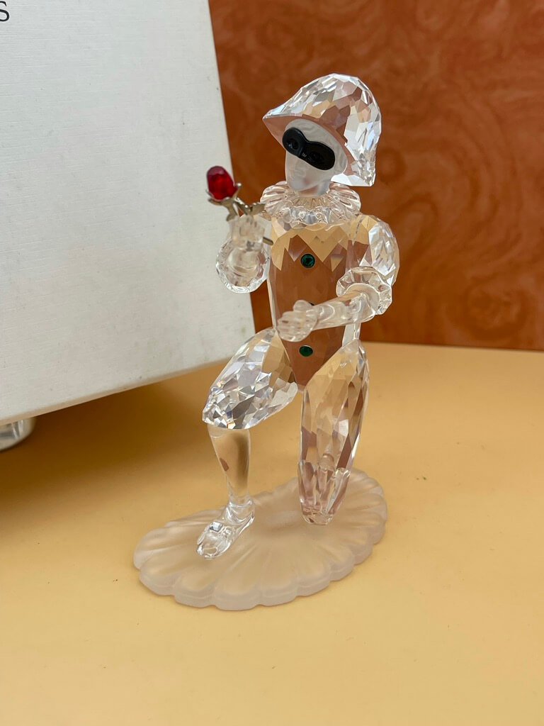 Swarovski 254044 Figur 13,5 cm Harlekin 2001 Inkl. Kiste - Top Zustand