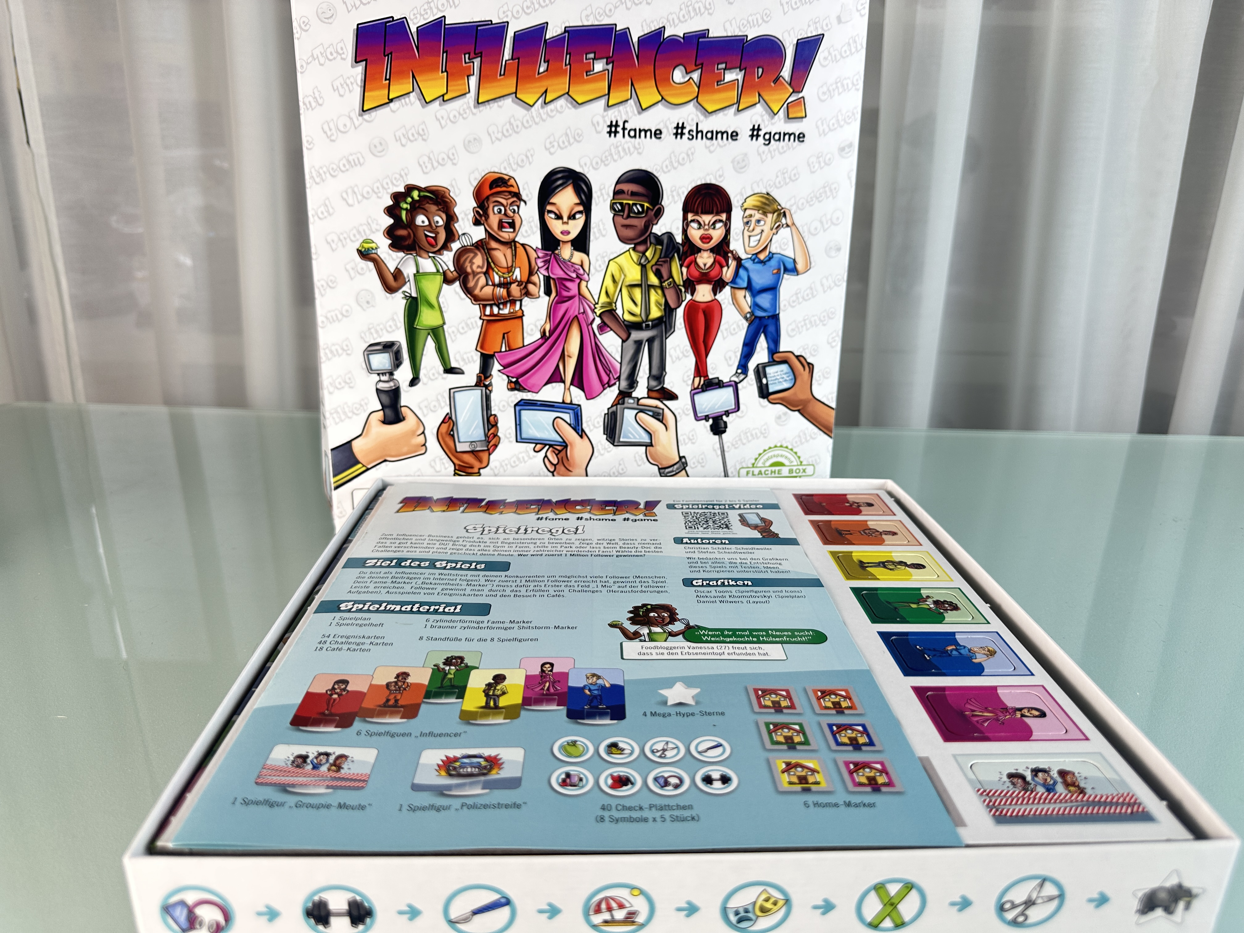 Brettspiel NEU - INFLUENCER! #fame #shame #game - actionreiches Brettspiel 8+