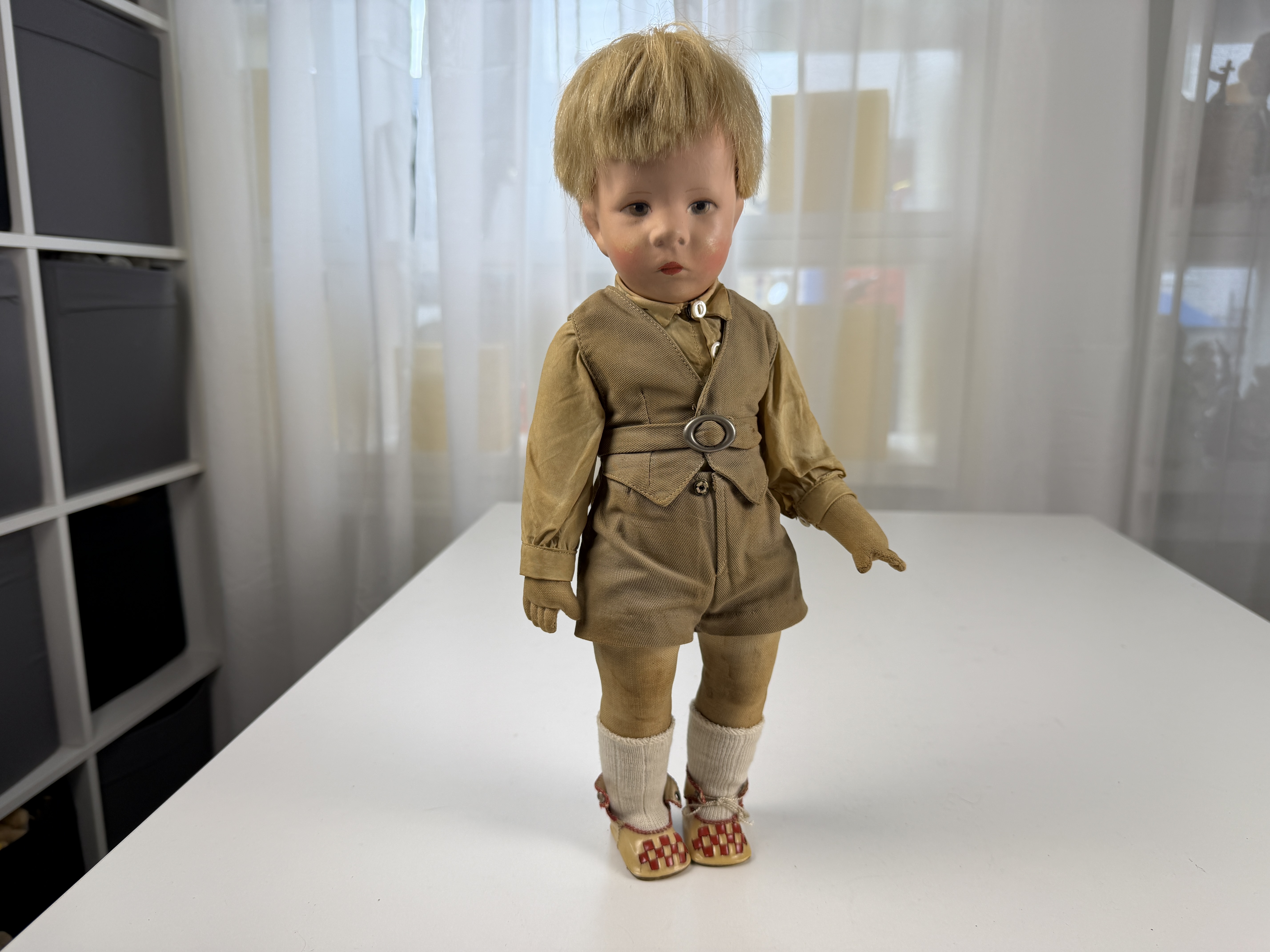 Alte Käthe Kruse Puppe Sammlerpuppe 35 cm - Zustand Gut siehe Fotos 