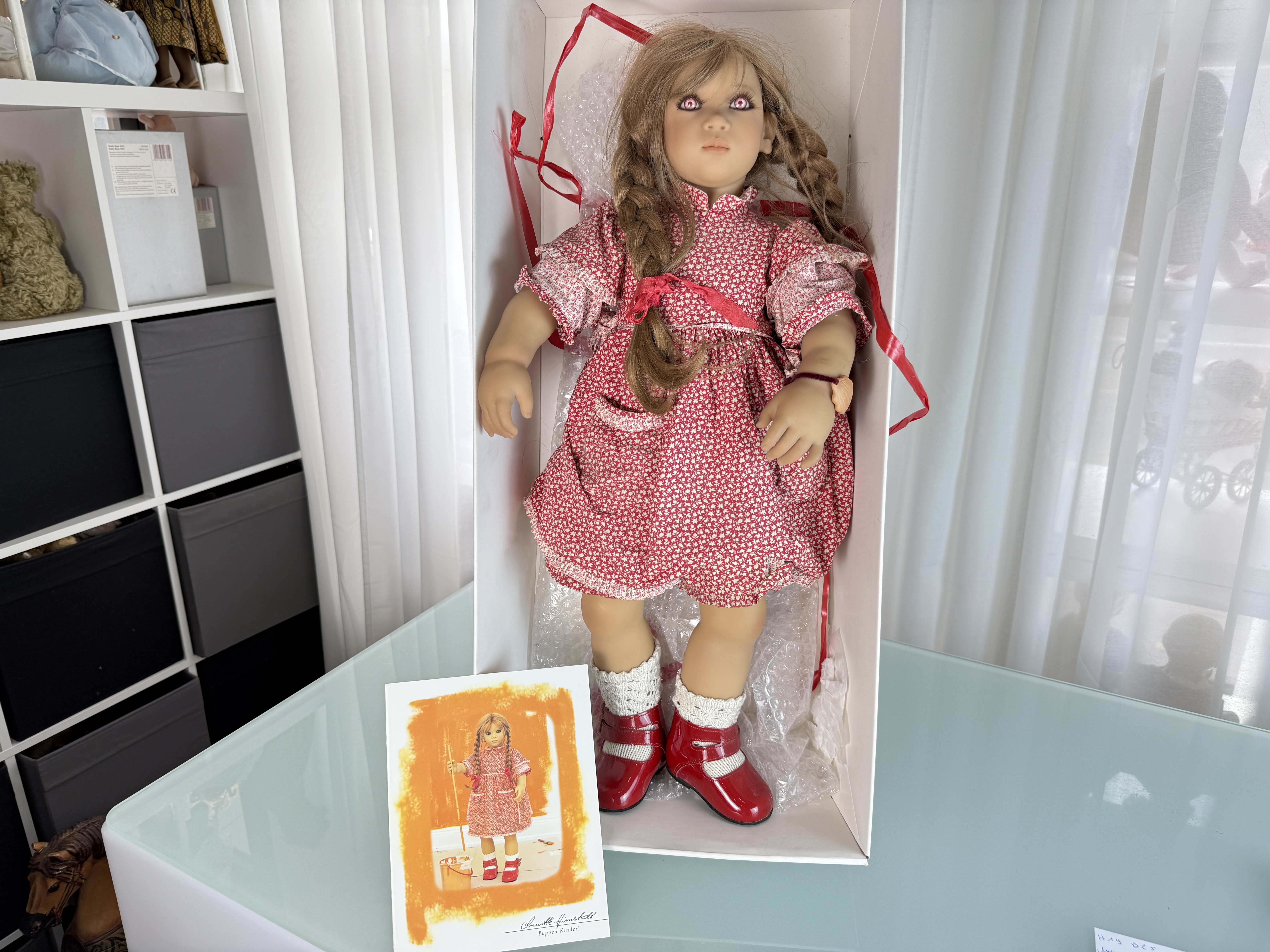 Künstlerpuppe Annette Himstedt Vinyl Puppe Anna I 67 cm. Top Zustand  