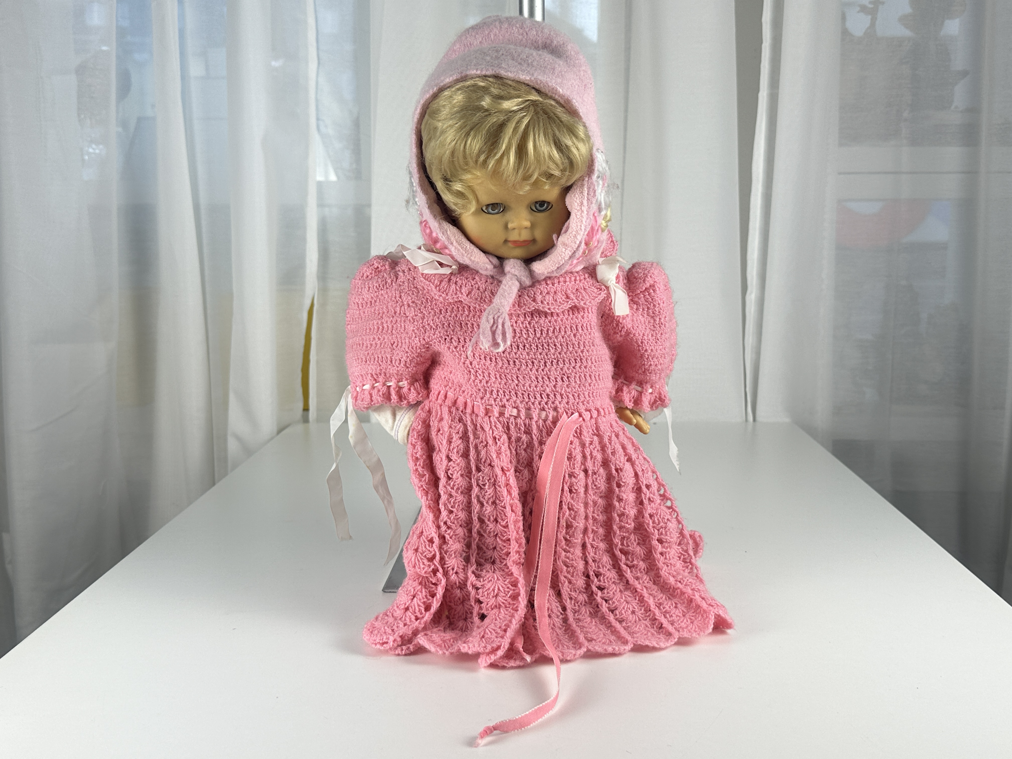 Schildkrötpuppe Puppe Vinyl 40 cm. Zustand siehe Fotos