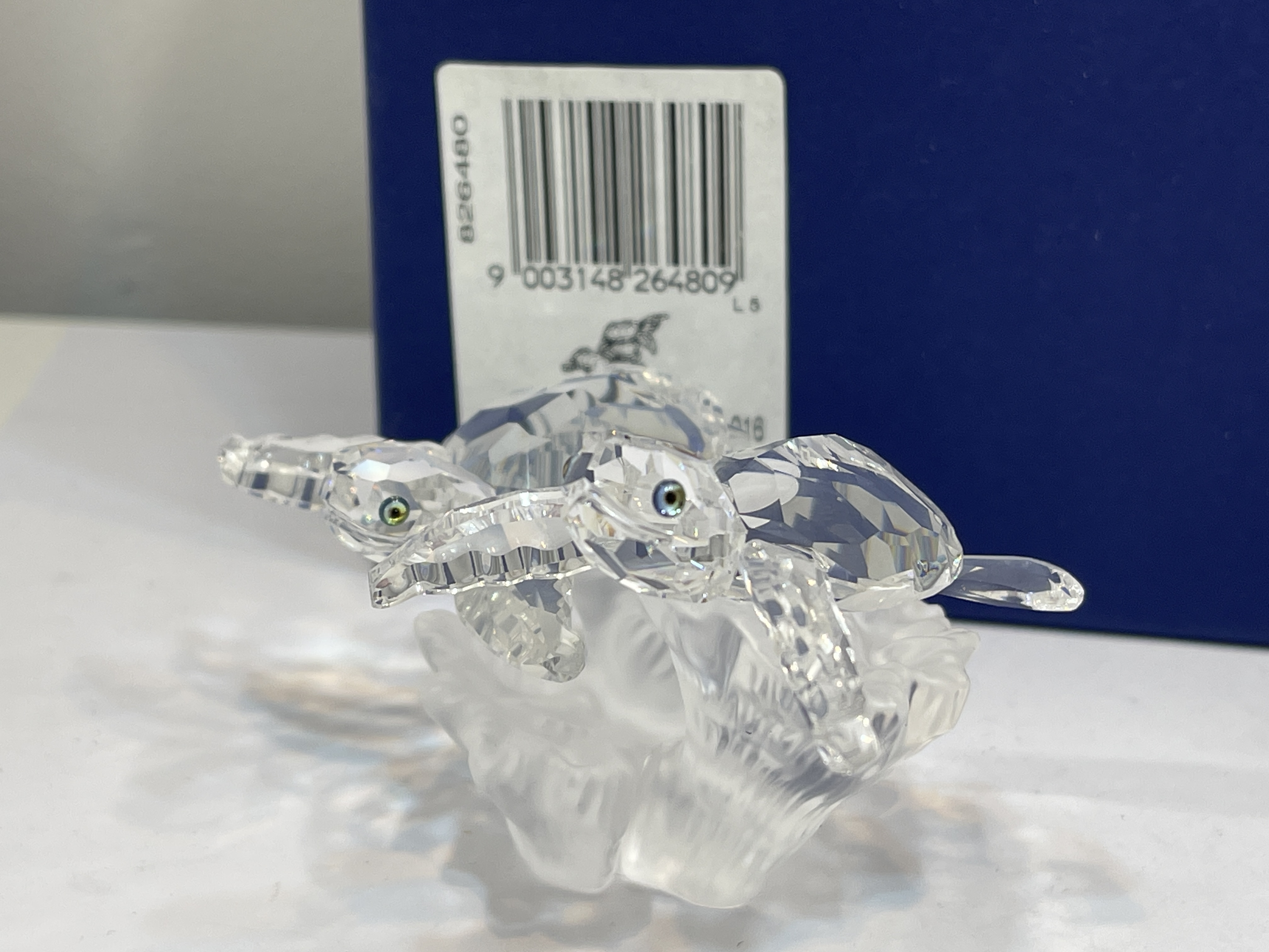 Swarovski Figur 826480 Baby Schildkröten 9 cm. Kiste & Zertifikat - Top Zustand