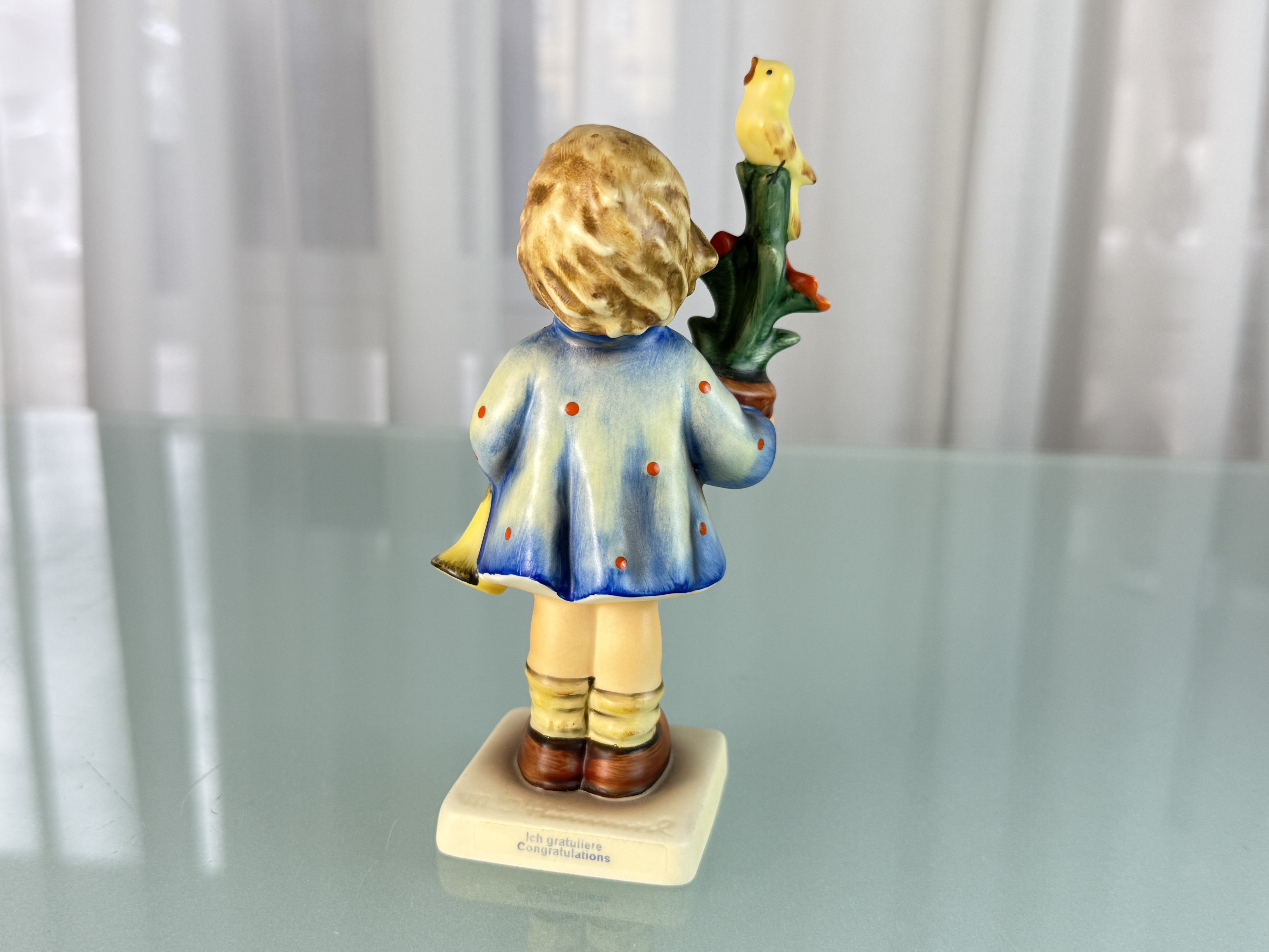 Hummel Figur 17/0 Ich Gratuliere 15 cm. 1 Wahl. Top Zustand