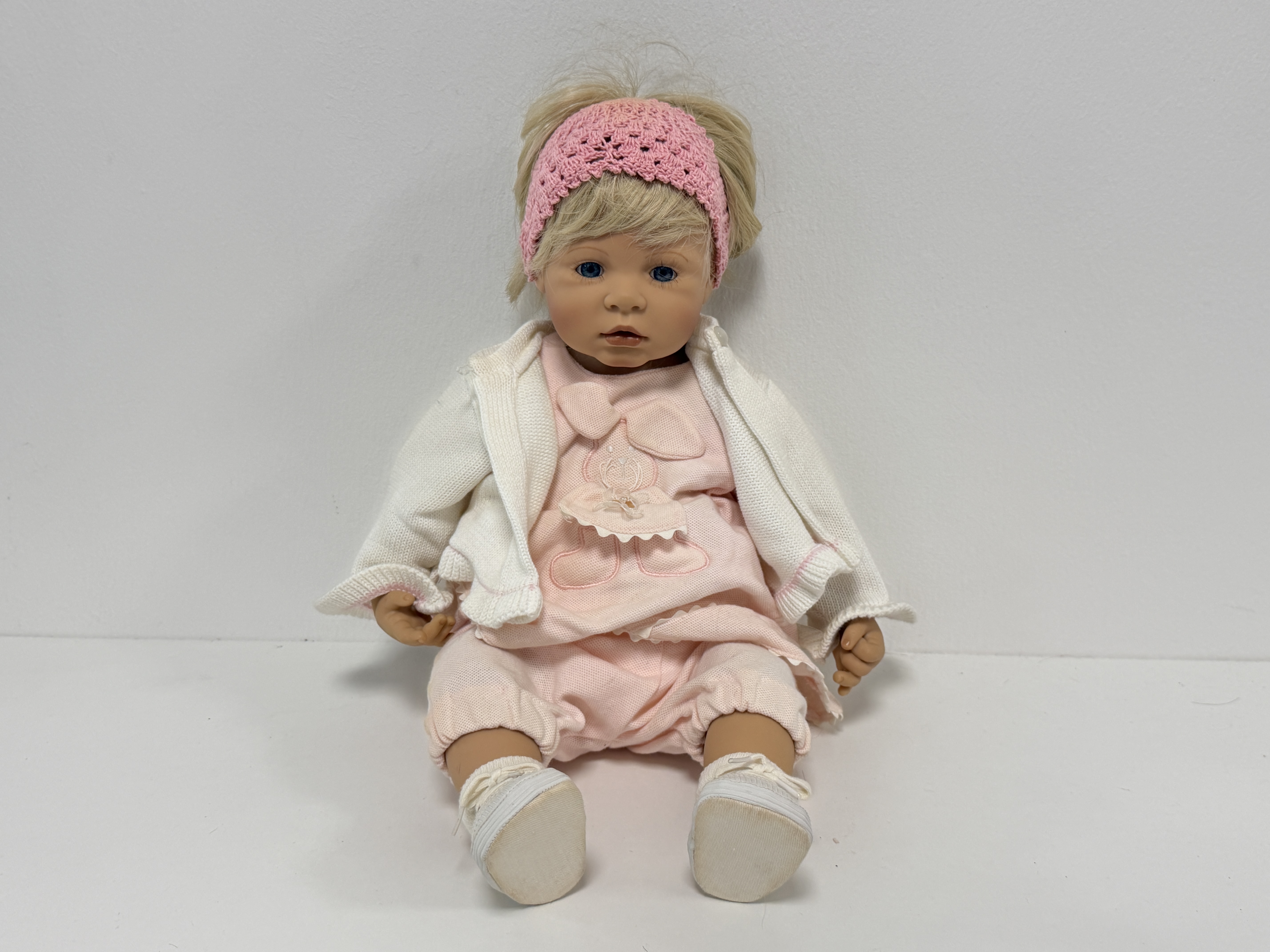 Bettine Klemm Künstlerpuppe Vinyl Puppe 55 cm. Top Zustand  