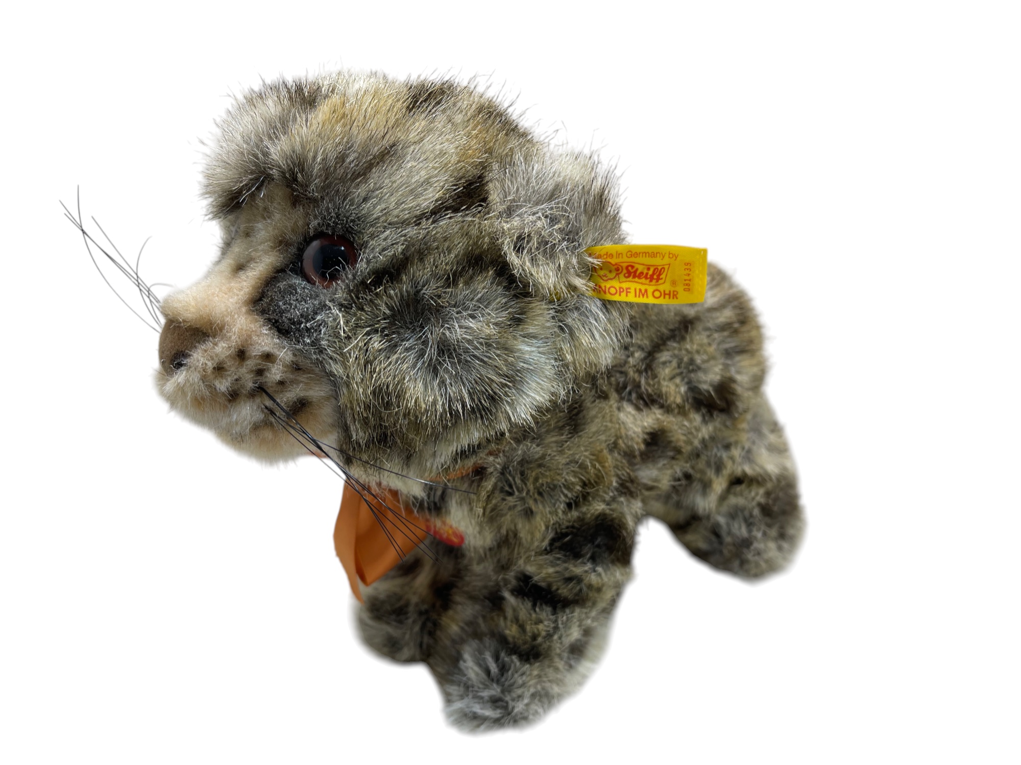 Steiff Tier Gepard 081439 Drolly 21 x 25 cm. Top Zustand    Steiff Tier Gepard 081439 Drolly 21 x 25 cm. Top Zustand