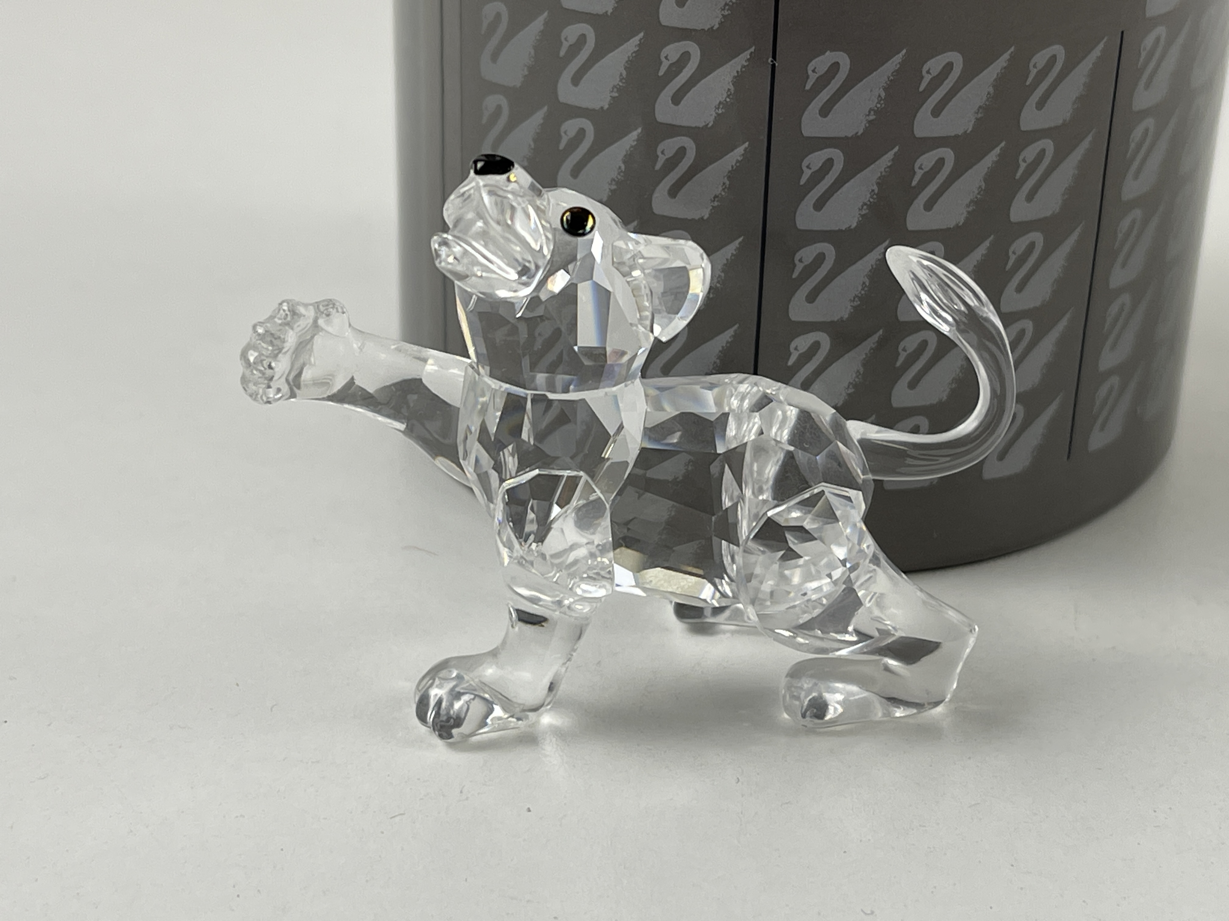  Swarovski Figur 210460 Baby Löwe, Jungtier 6,5 cm. mit Ovp & Zertifikat. Top Zustand   