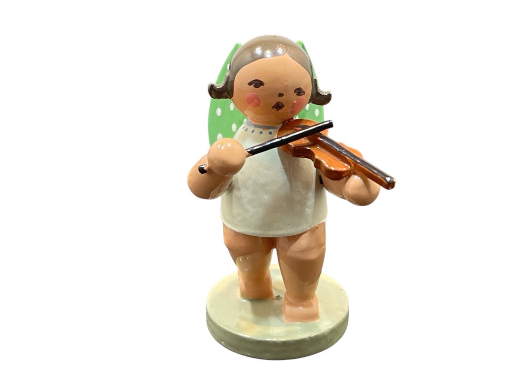 Erzgebirge Figur Engel 6 cm. Zustand siehe Fotos   