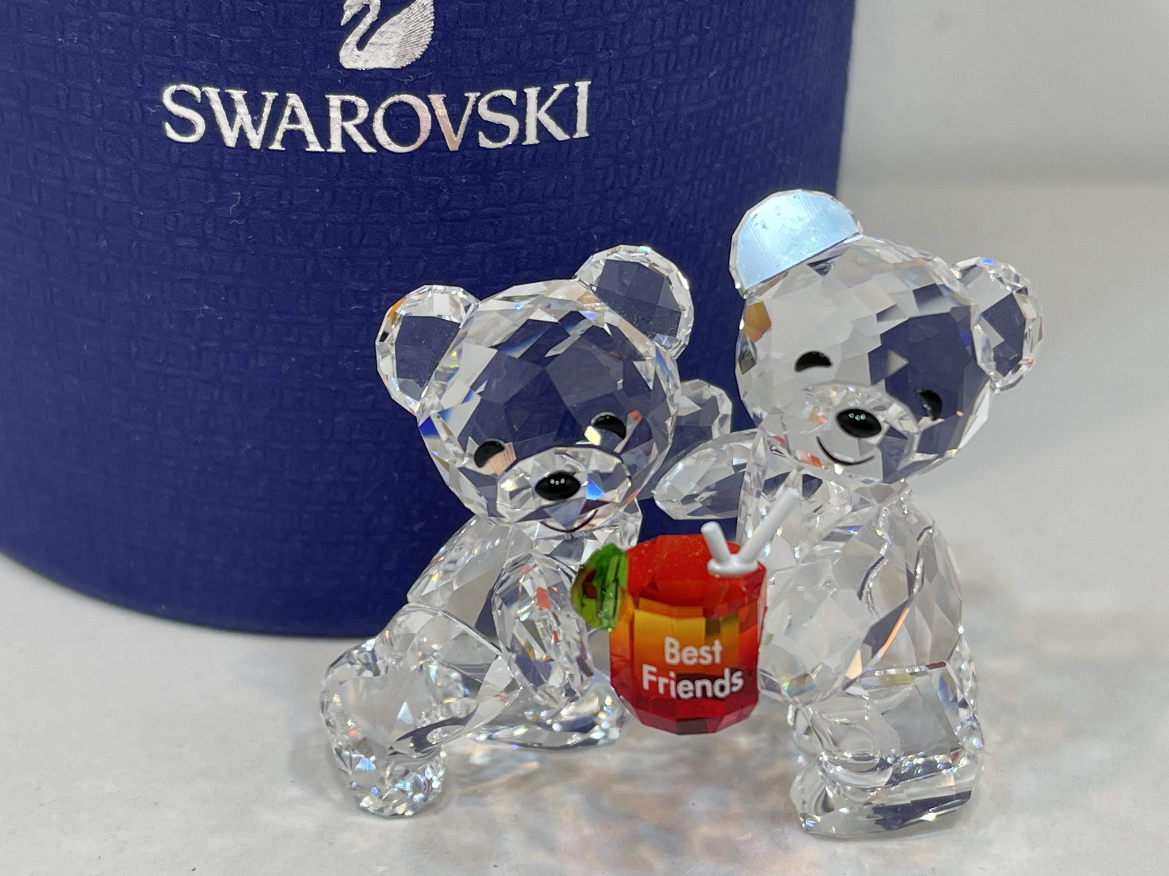 Swarovski Figur 5491971 Kris Bär beste Freunde 4,8 cm mit OVP & Zertifikat . Top Zustand   