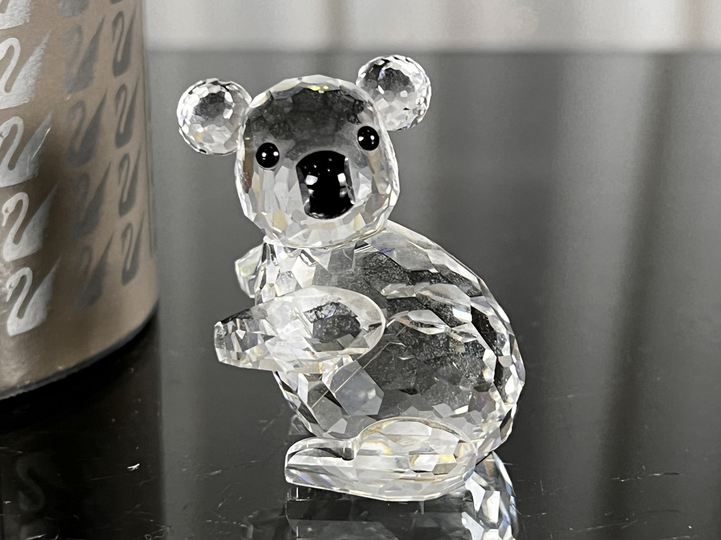 Swarovski Figur 014366 Koala Bär ( Groß ) Mutter 4,5 cm. Mit Ovp & Zertifikat. 