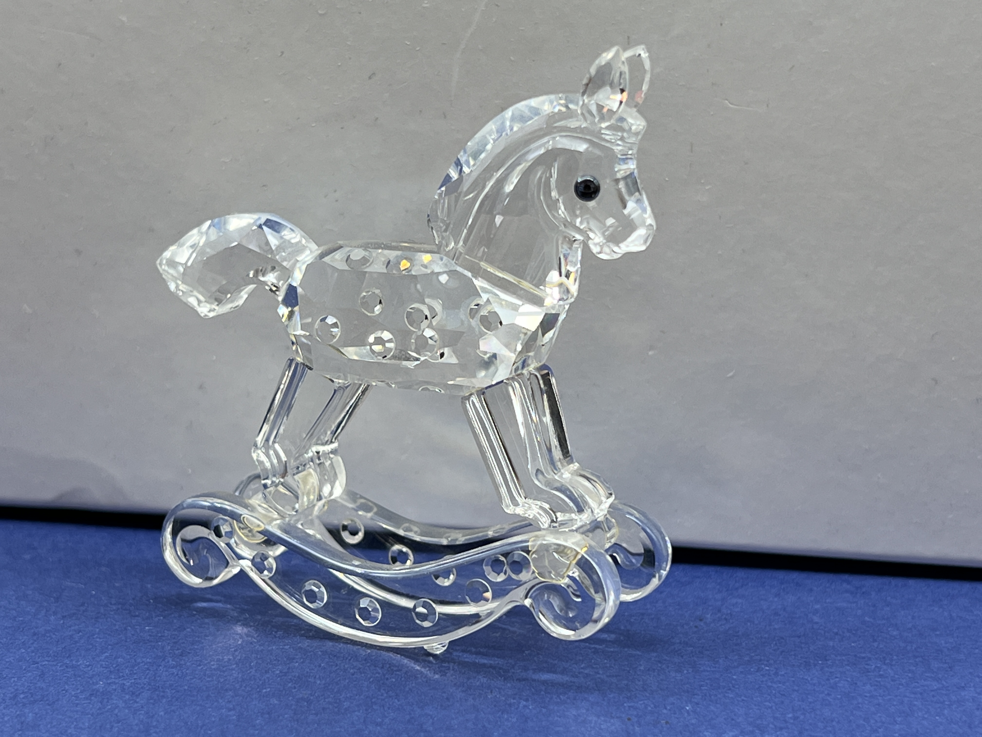  Swarovski Figur 183270 Schaukelpferd 6,8 cm. Top Zustand 