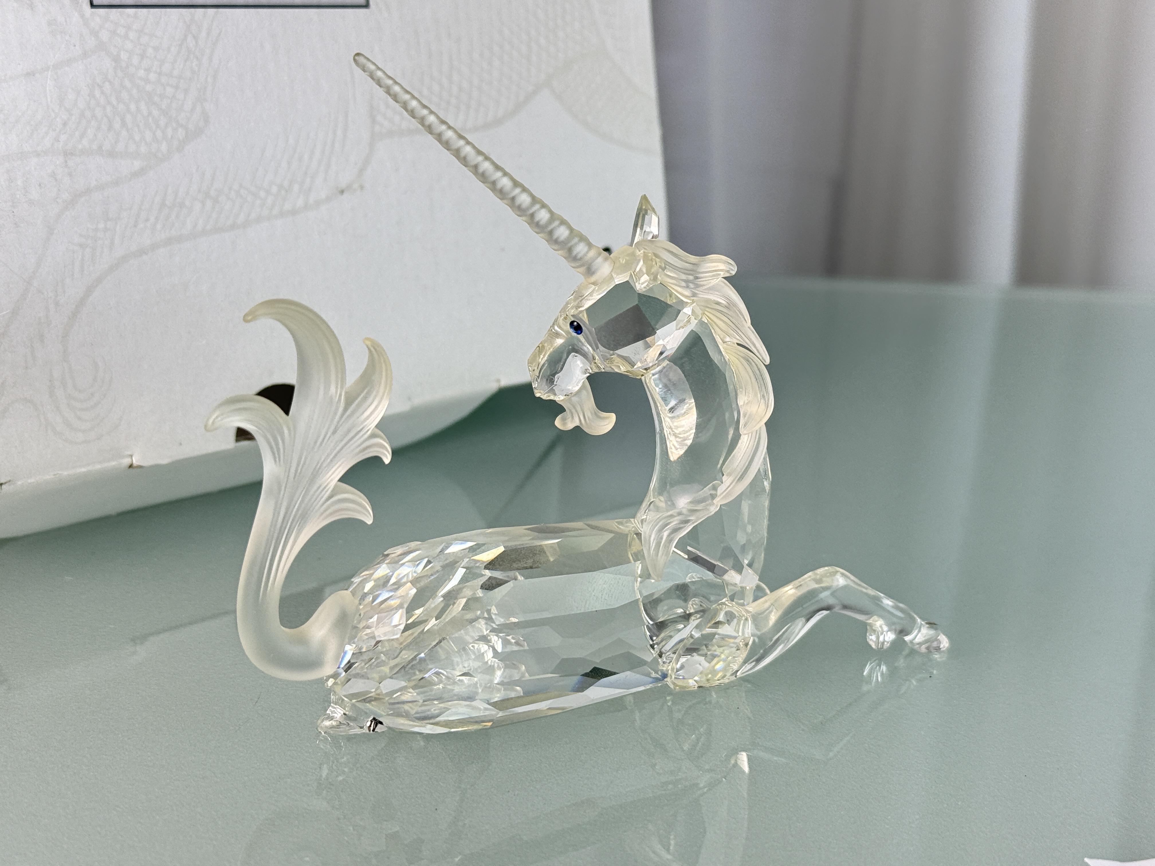  Swarovski Figur 191727 Jahresfigur Einhorn 14 cm. Mit Ovp & Zertifikat. Top Zustand  