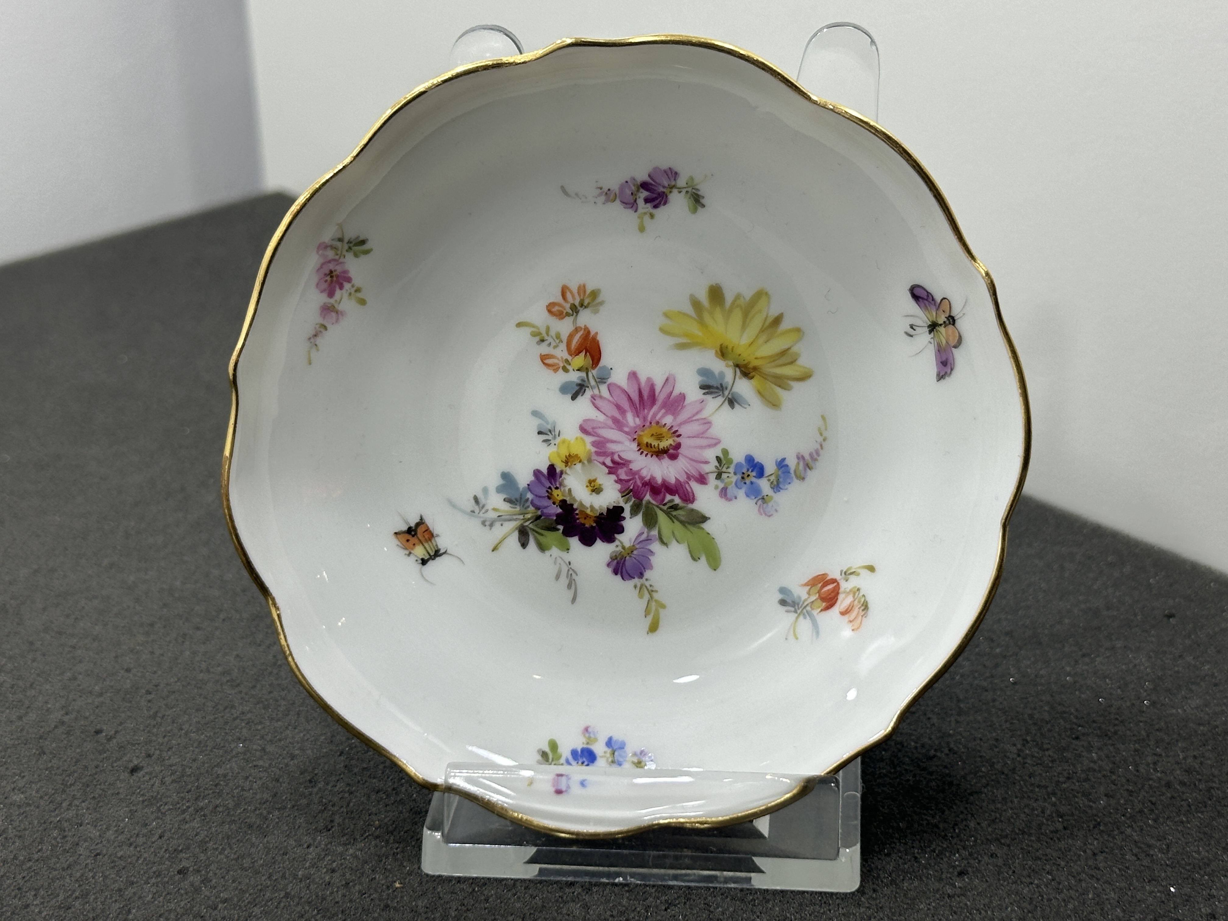 Meissen Porzellan Kompottschale 10,7 Ø, 2,5 cm. 1 Wahl. Top Zustand siehe Fotos