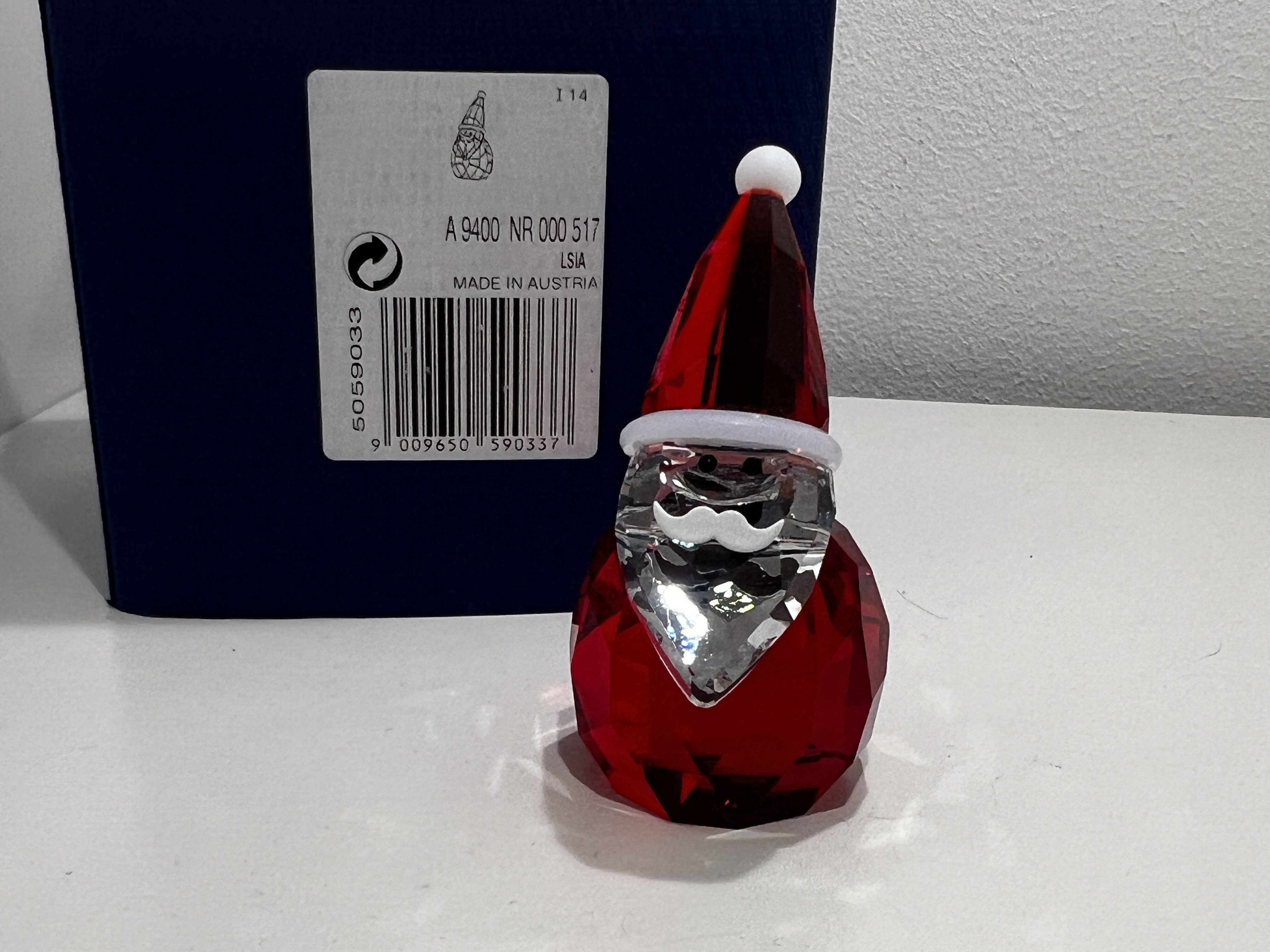  Swarovski Figur 5059033 Weihnachtsmann 6,4 cm. Ovp & Zertifikat - Top Zustand 