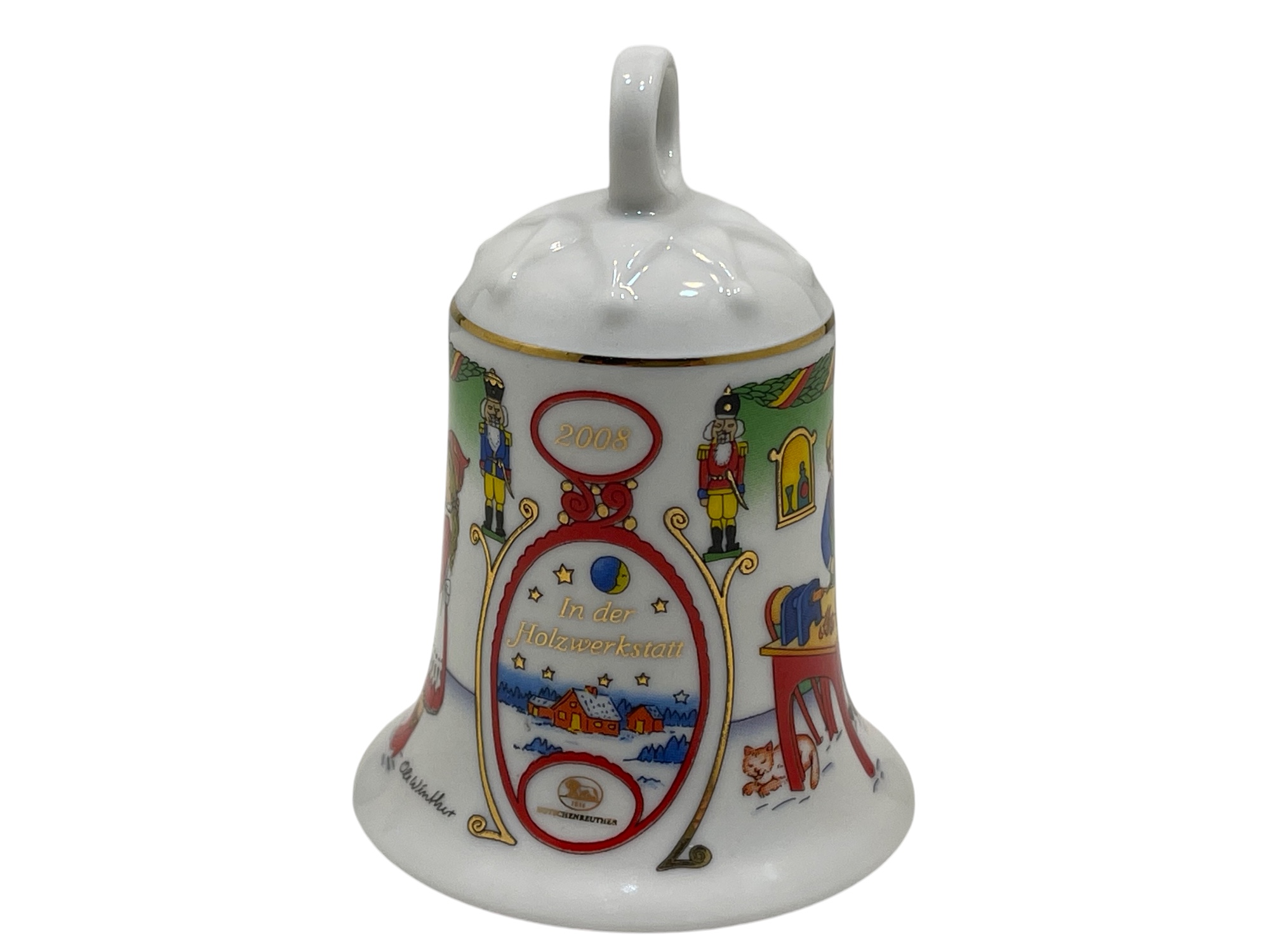  Hutschenreuther 2008 Weihnachtsglocke  7 cm. Top Zustand.    