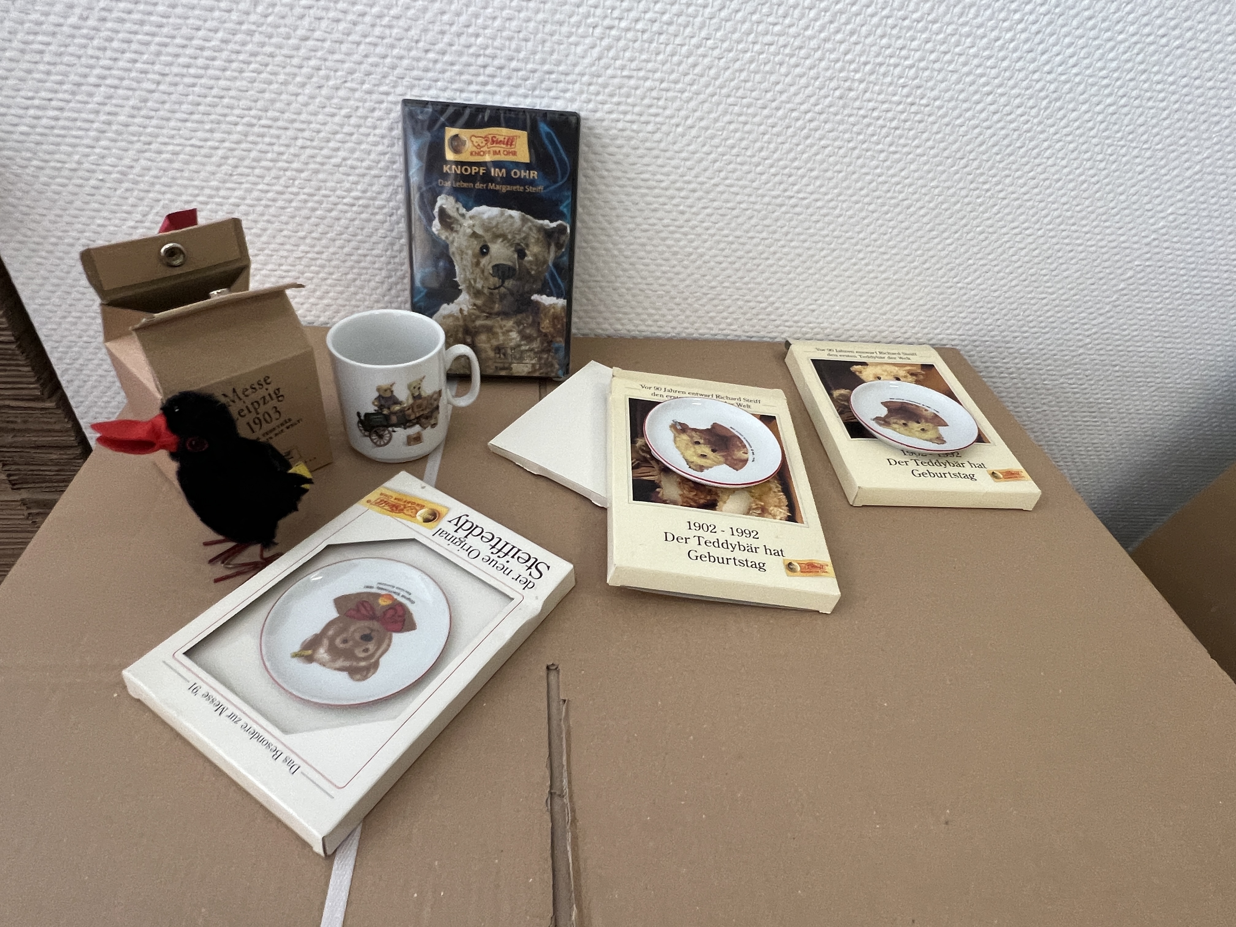 Steiff Konvolut 6 Stück Teilweise mit Fahne / Knopf Guter Zustand - siehe Fotos   