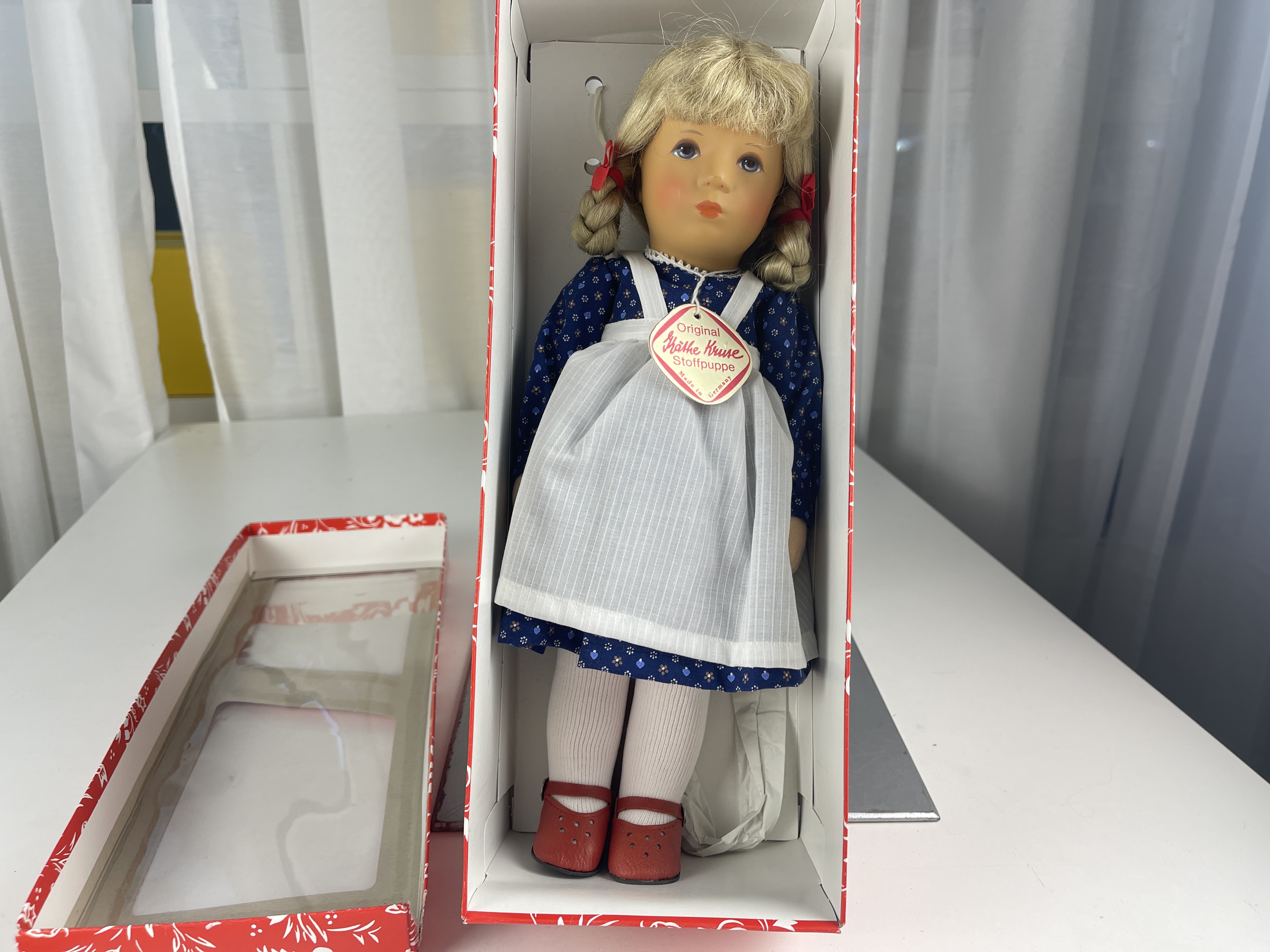 Käthe Kruse Puppe Sammlerpuppe 37 cm Top Zustand 