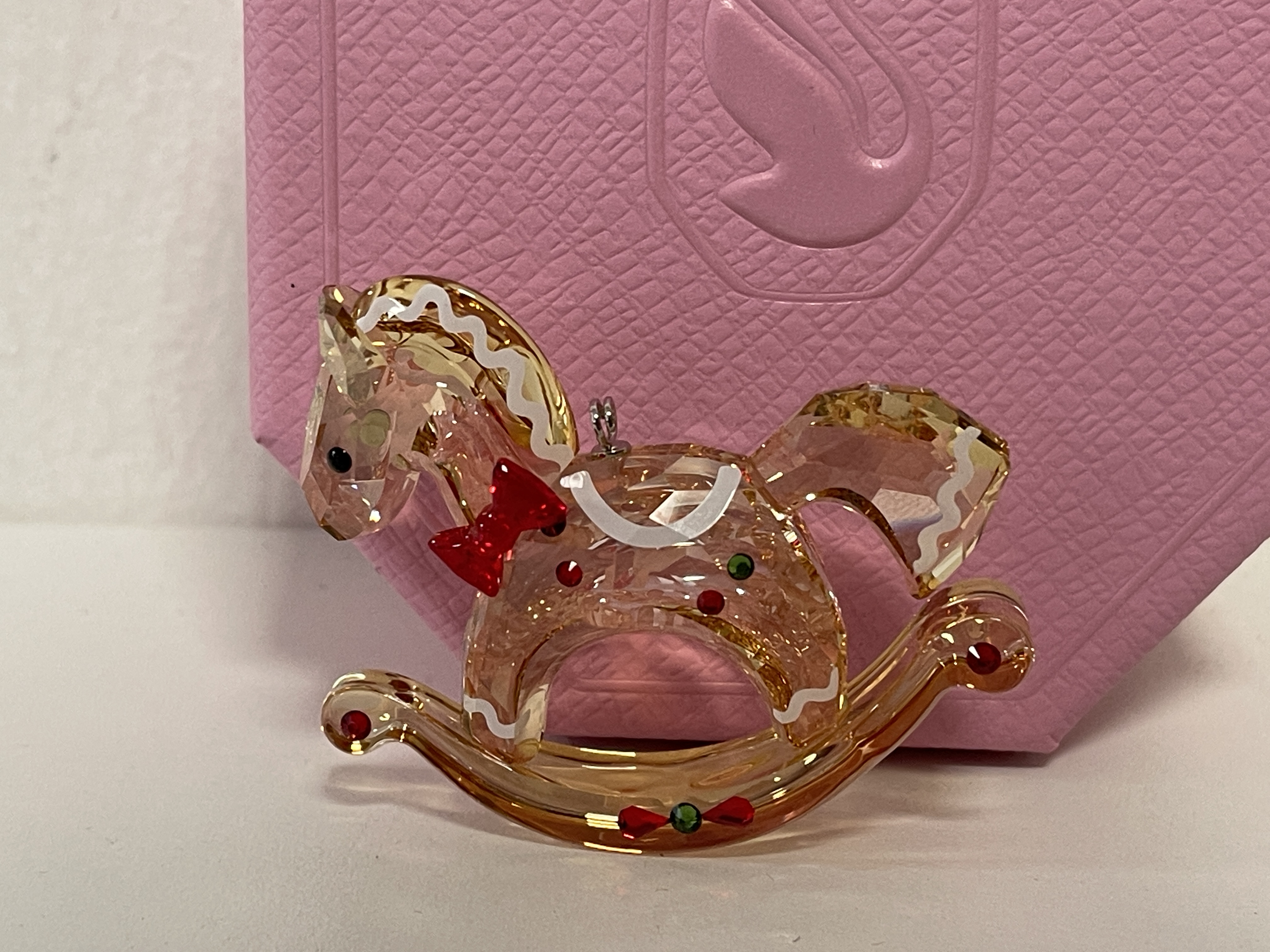 Swarovski Figur  5627608 Schaukelpferd Ornament 5,5 cm. + Kiste & Zertifikat Top Zustand  