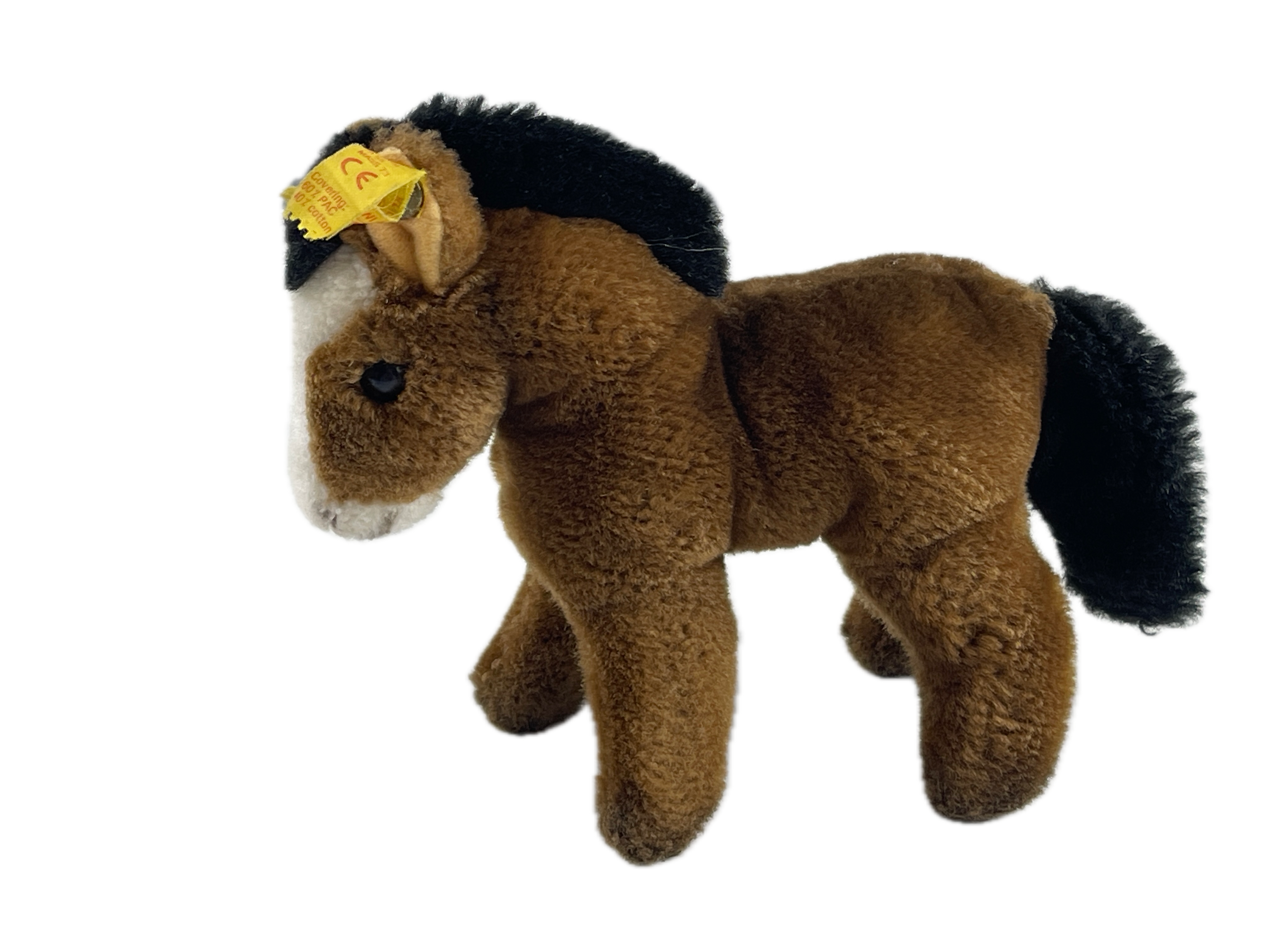Steiff Tier Pferd 052552 Racy 16 x 14 cm - Top Zustand   