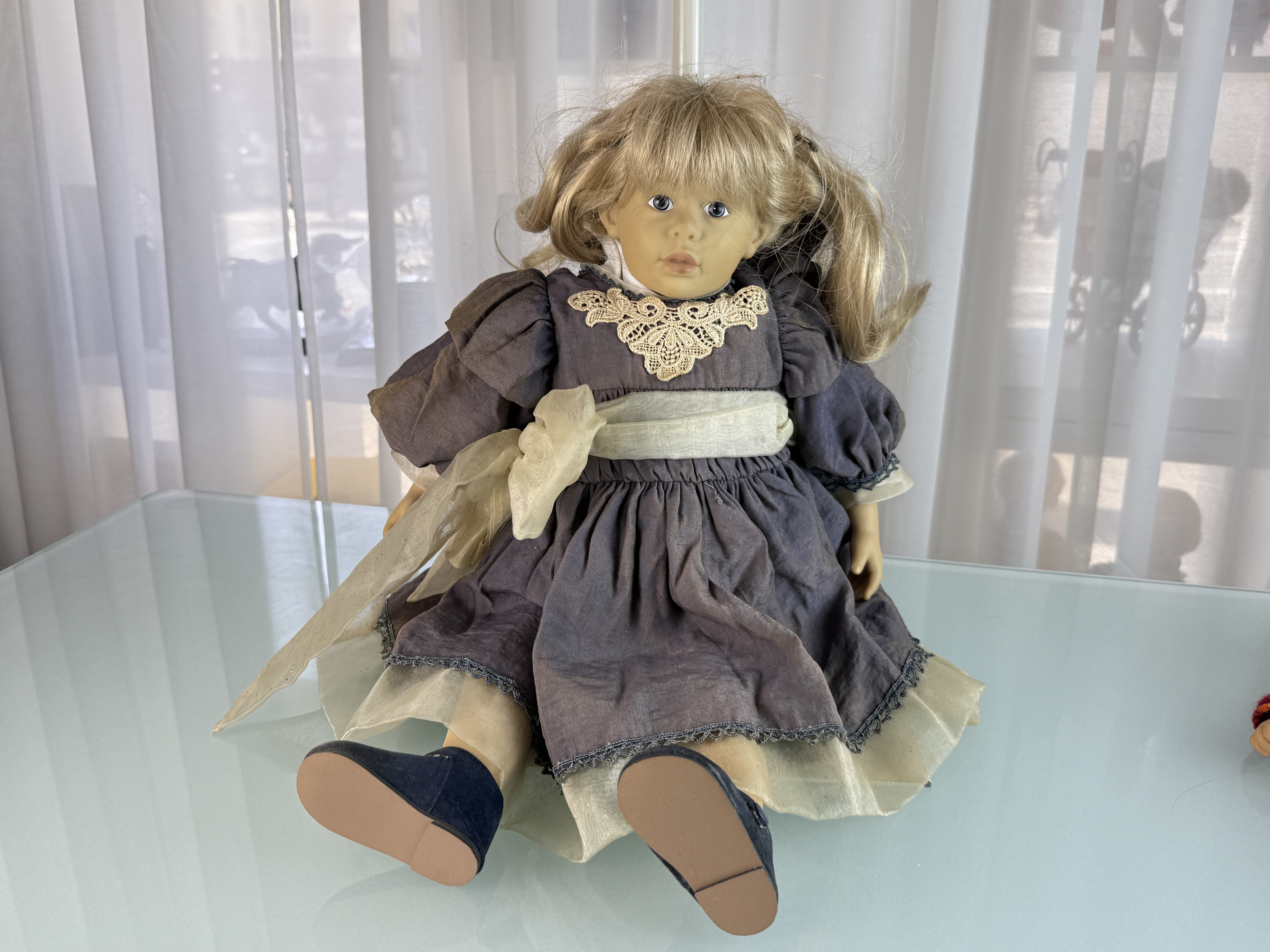 Künstlerpuppe Sigikid Rosemarie Anna Müller Vinyl Puppe 55 cm. Top Zustand 