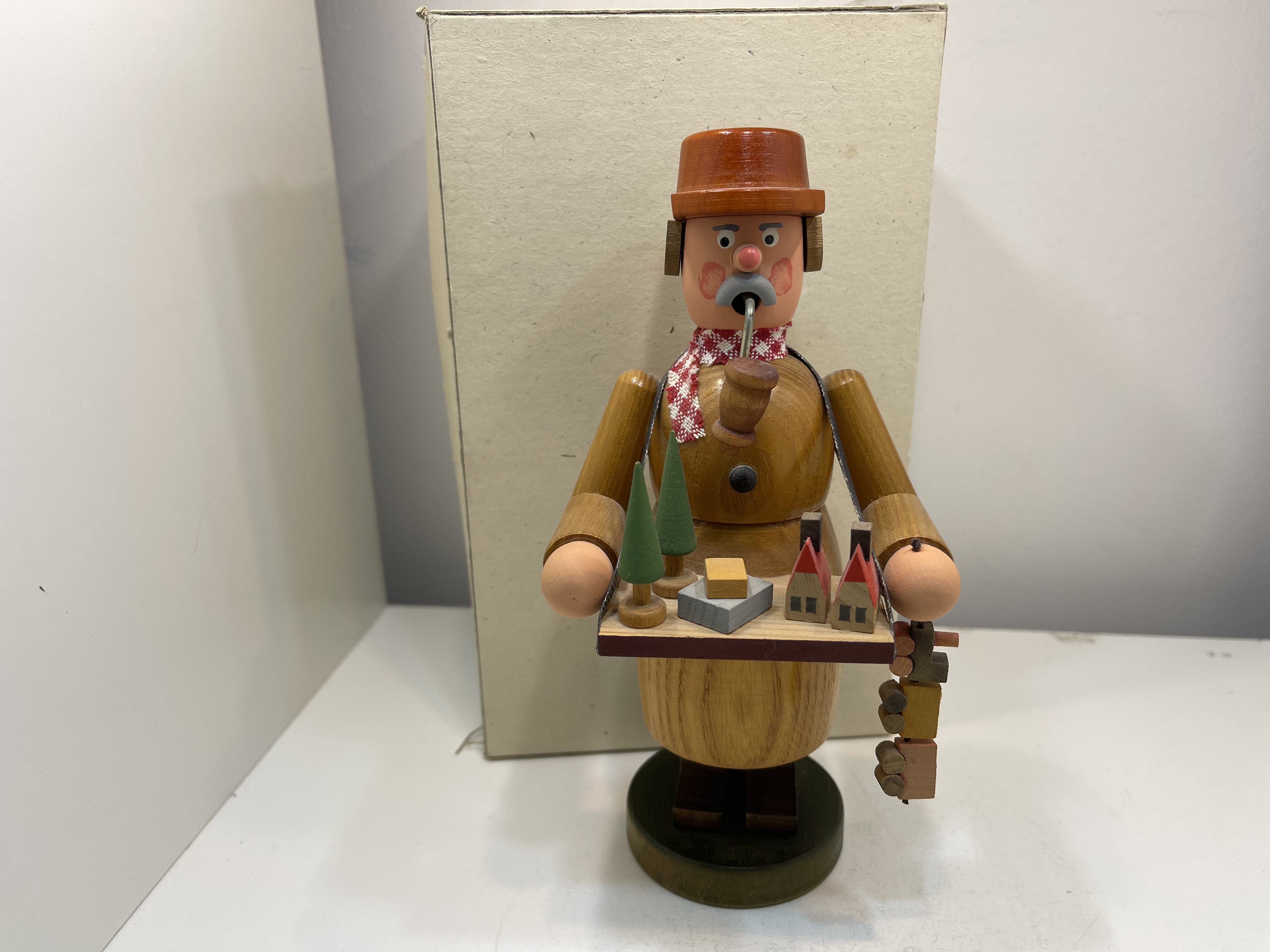 Erzgebirge Figur Räuchermännchen 19 cm. Top Zustand     
