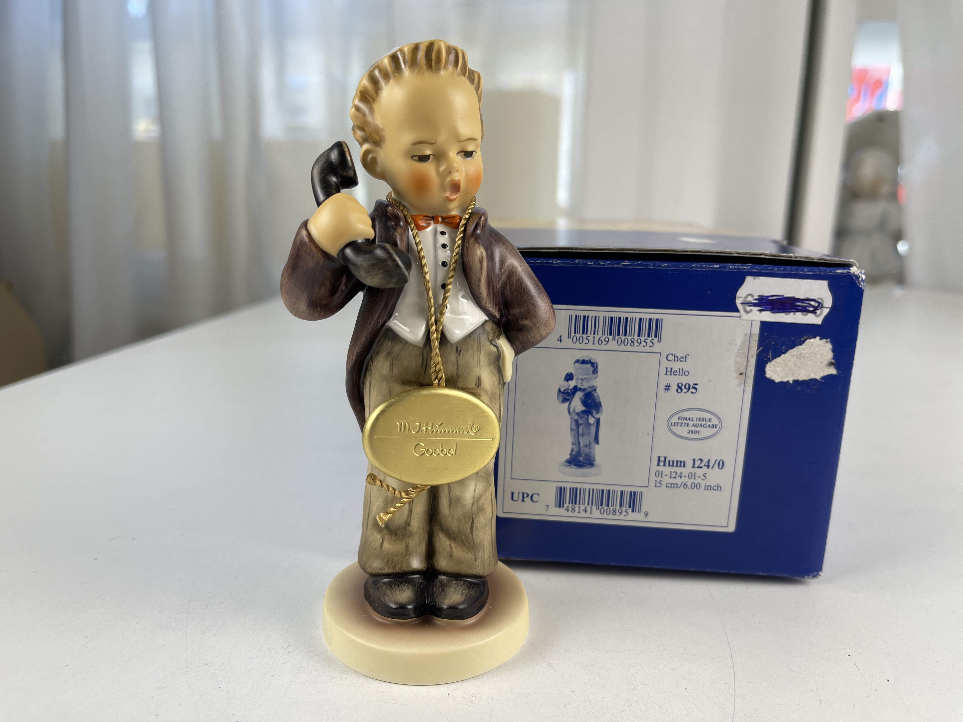 Hummel Figur 124/0 Chef 15 cm. 1 Wahl. Top Zustand OVP