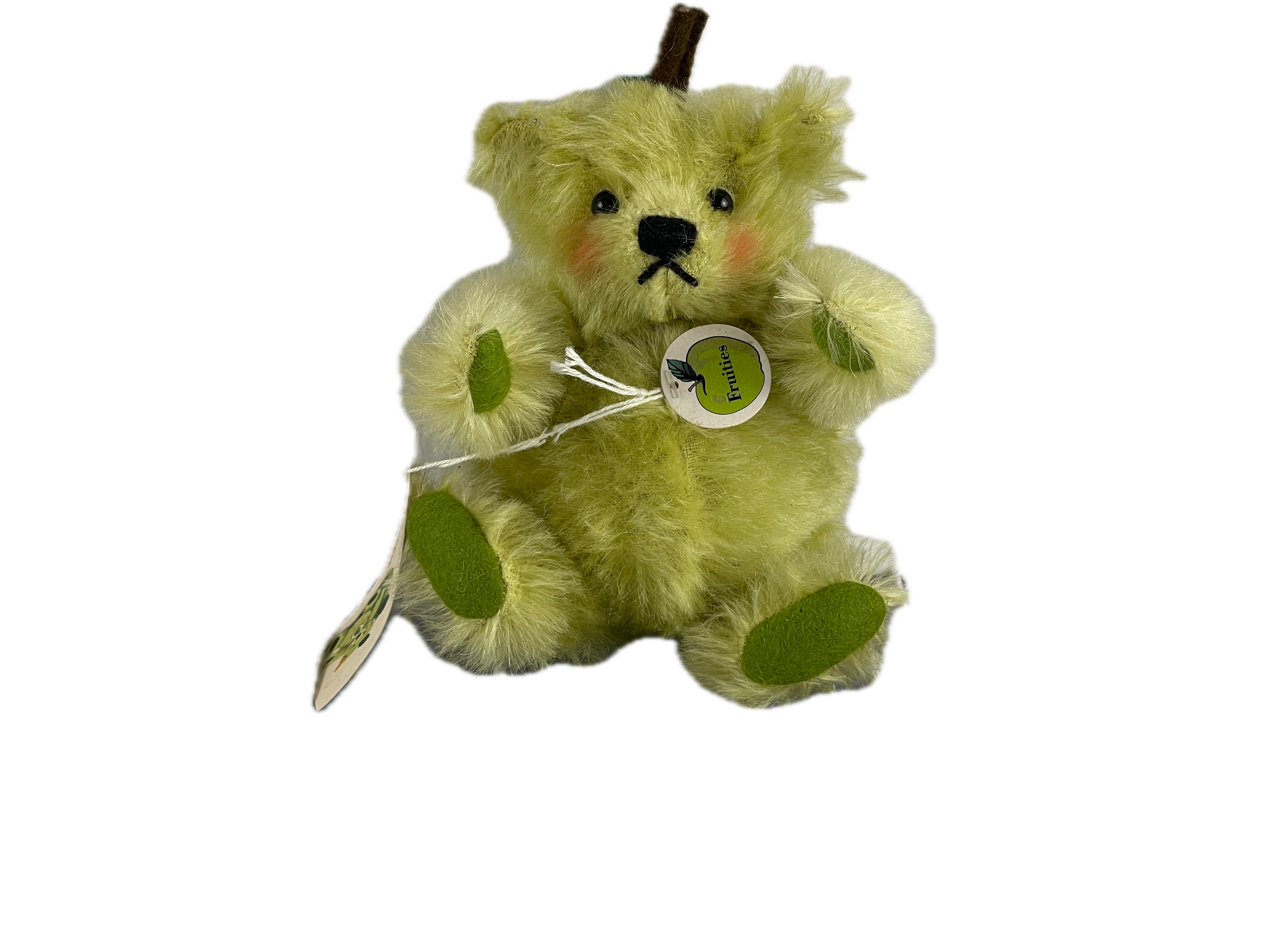 Steiff Tier 028014 Apfel Teddy Bär 17 cm. Top Zustand   