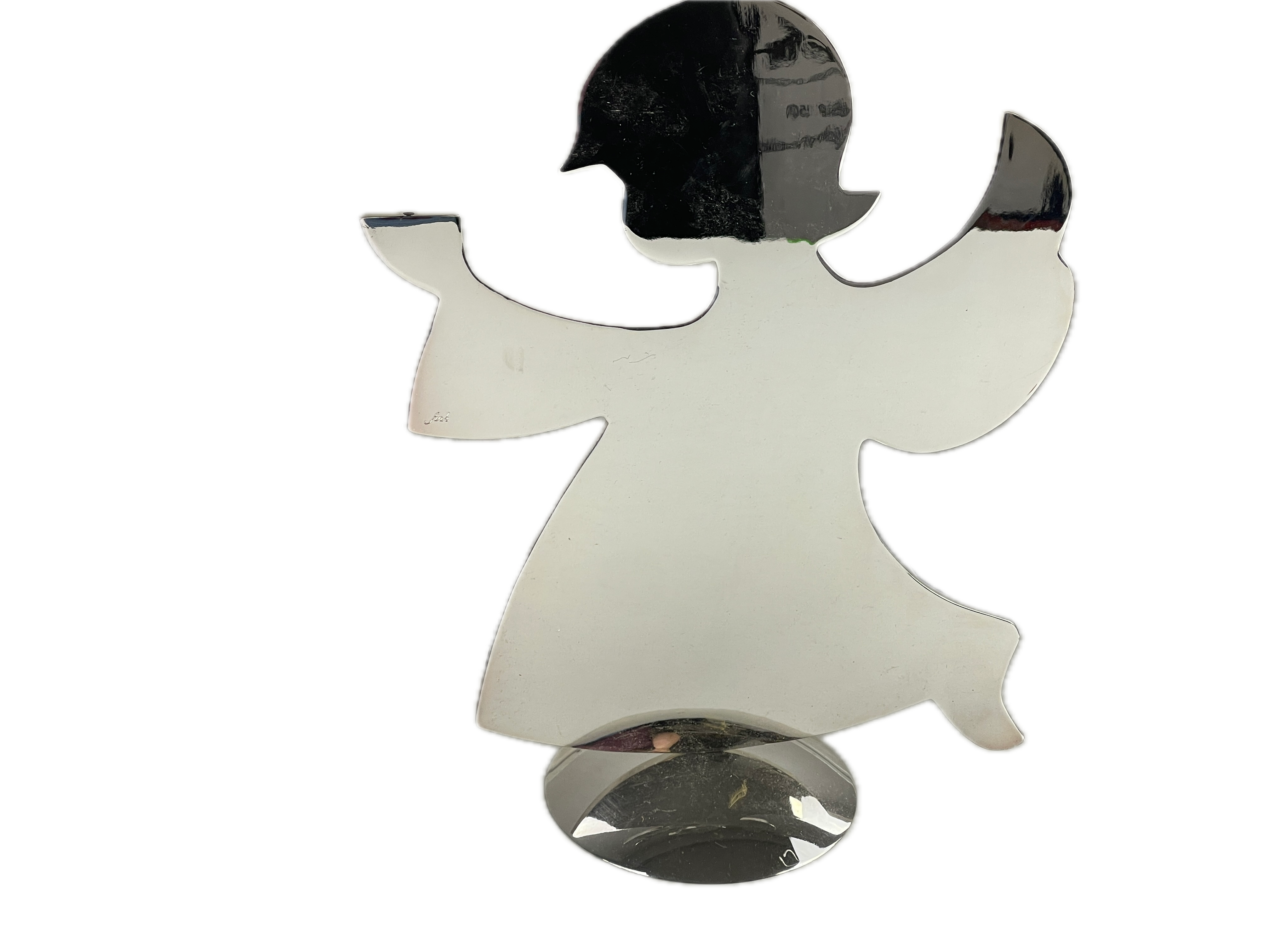 Metall Figur Engel 36 cm. - Kleiner Defekt