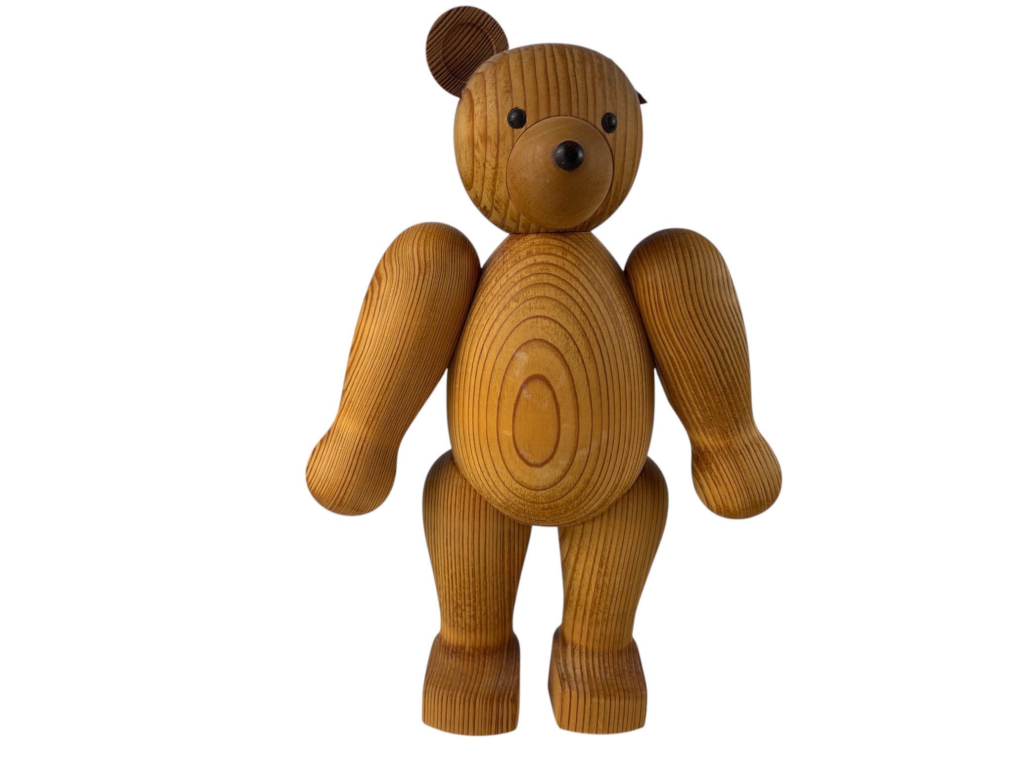 Erzgebirge Seiffener Figur Teddybär 29,5 cm - Zustand siehe Fotos