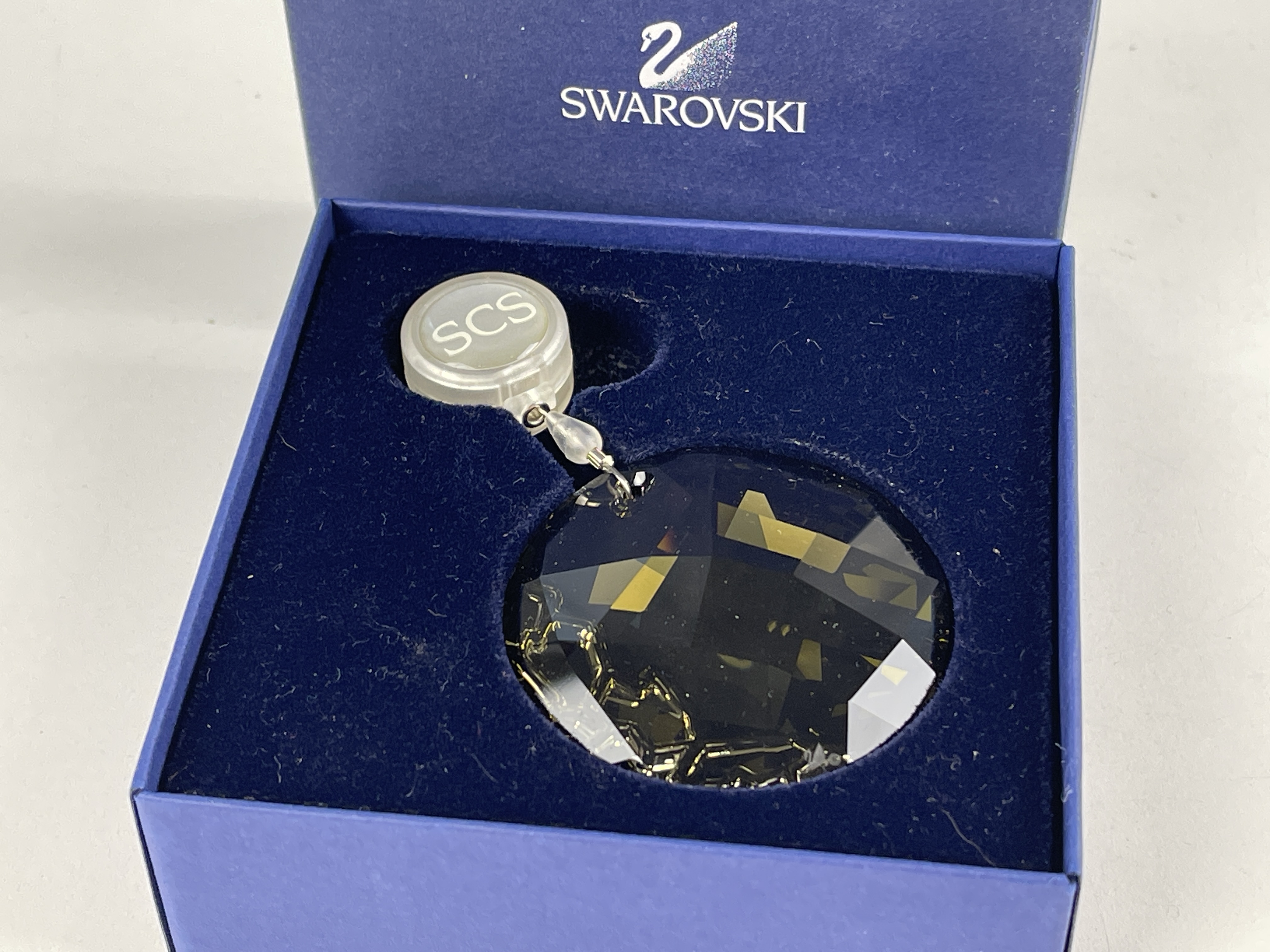 Swarovski Figur Fensterornament Braun 5 cm. Mit Kiste. Top Zustand  