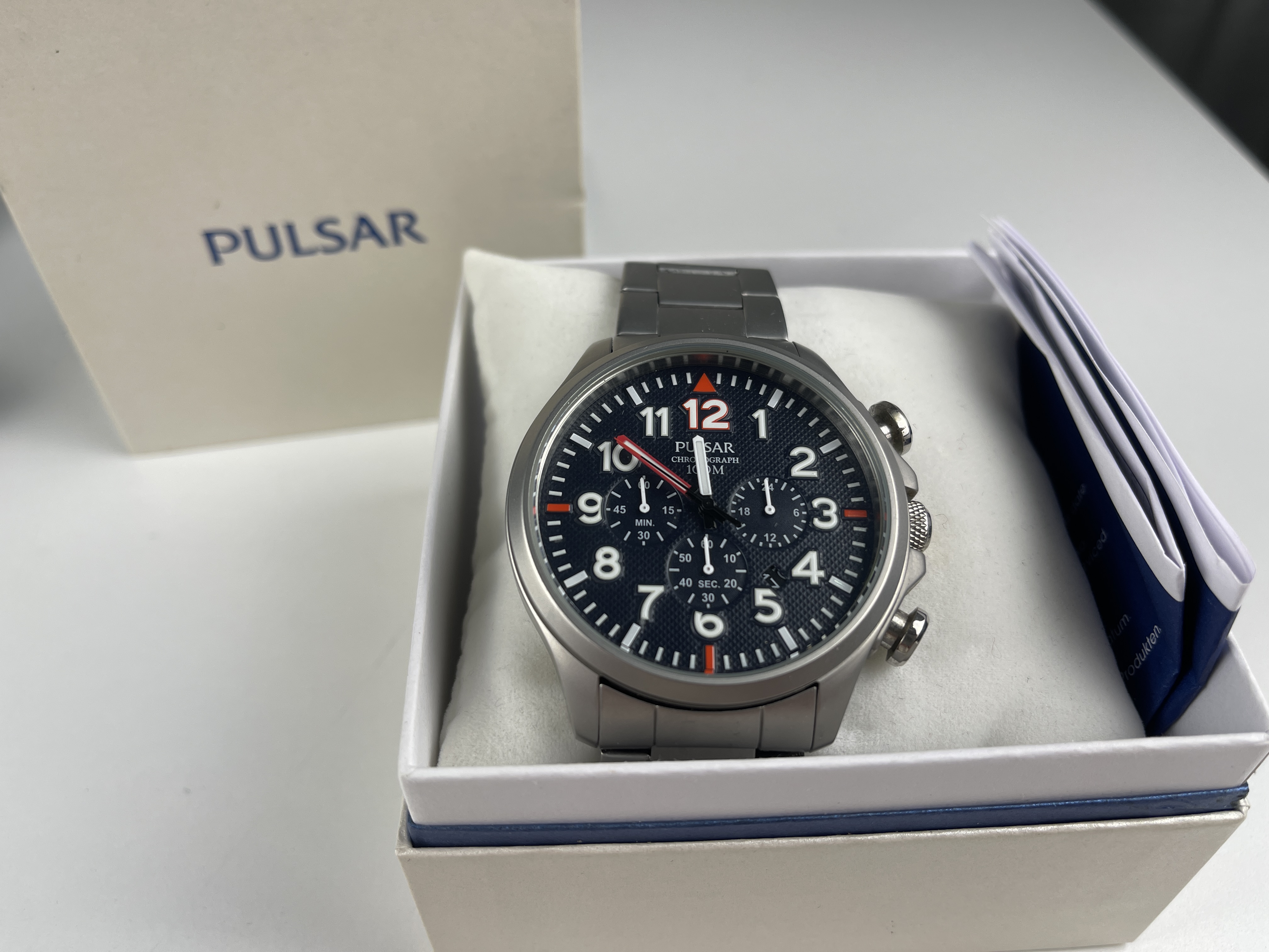 PULSAR Herren Armbanduhr Chronograph  - Zustand siehe Fotos 