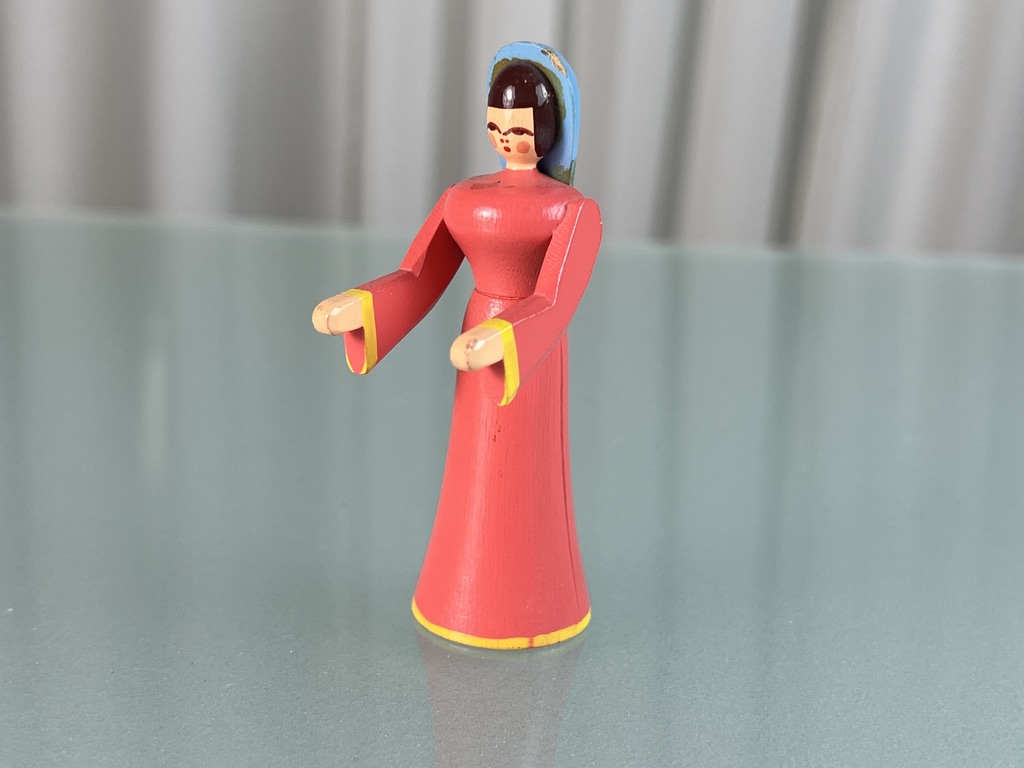 Erzgebirge Figur Sammlerfigur Holz 8 cm. Guter Zustand siehe Fotos