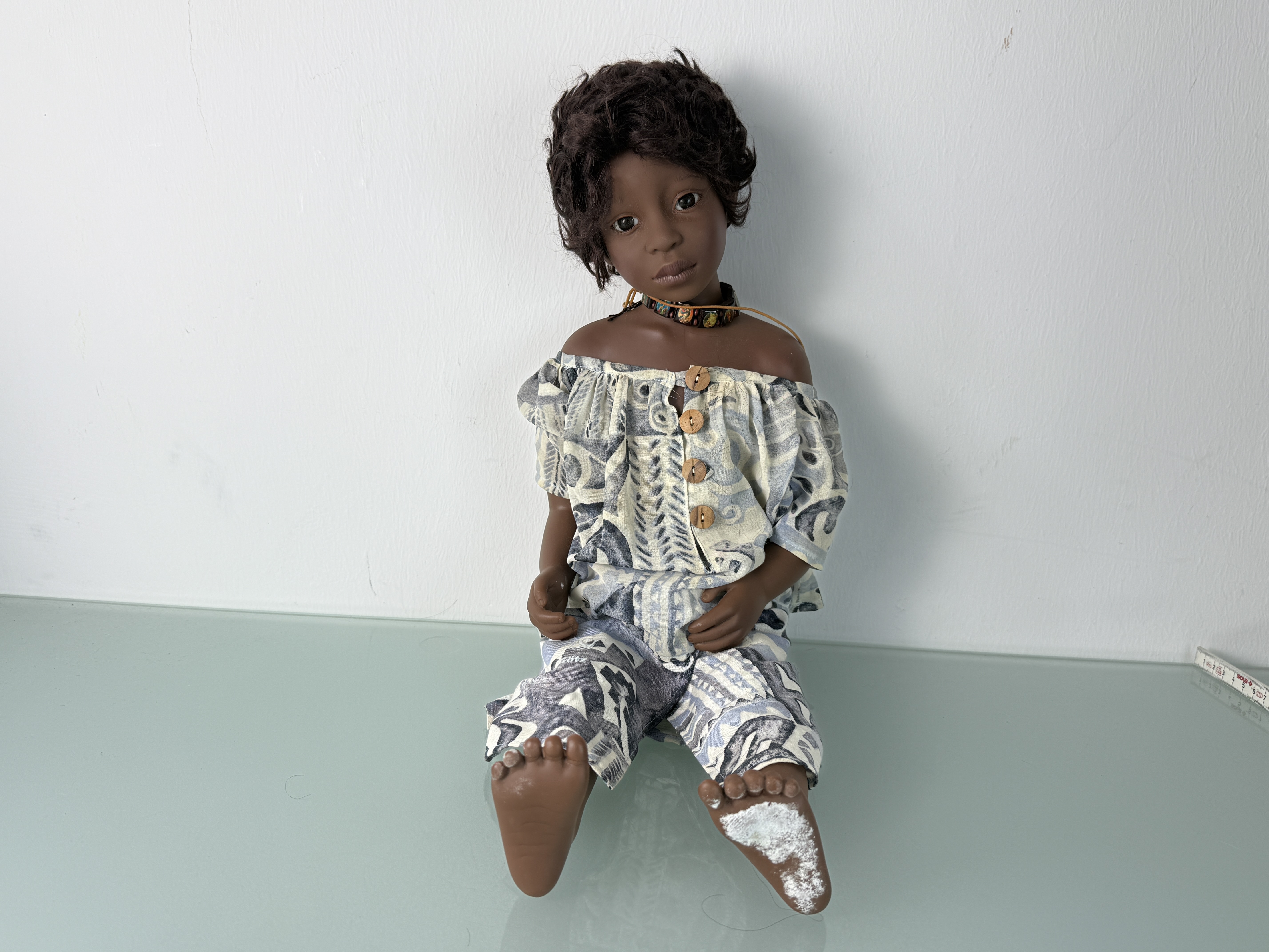 Künstlerpuppe Philip Heath Künstlerpuppe Vinyl Puppe 60 cm. Top Zustand  