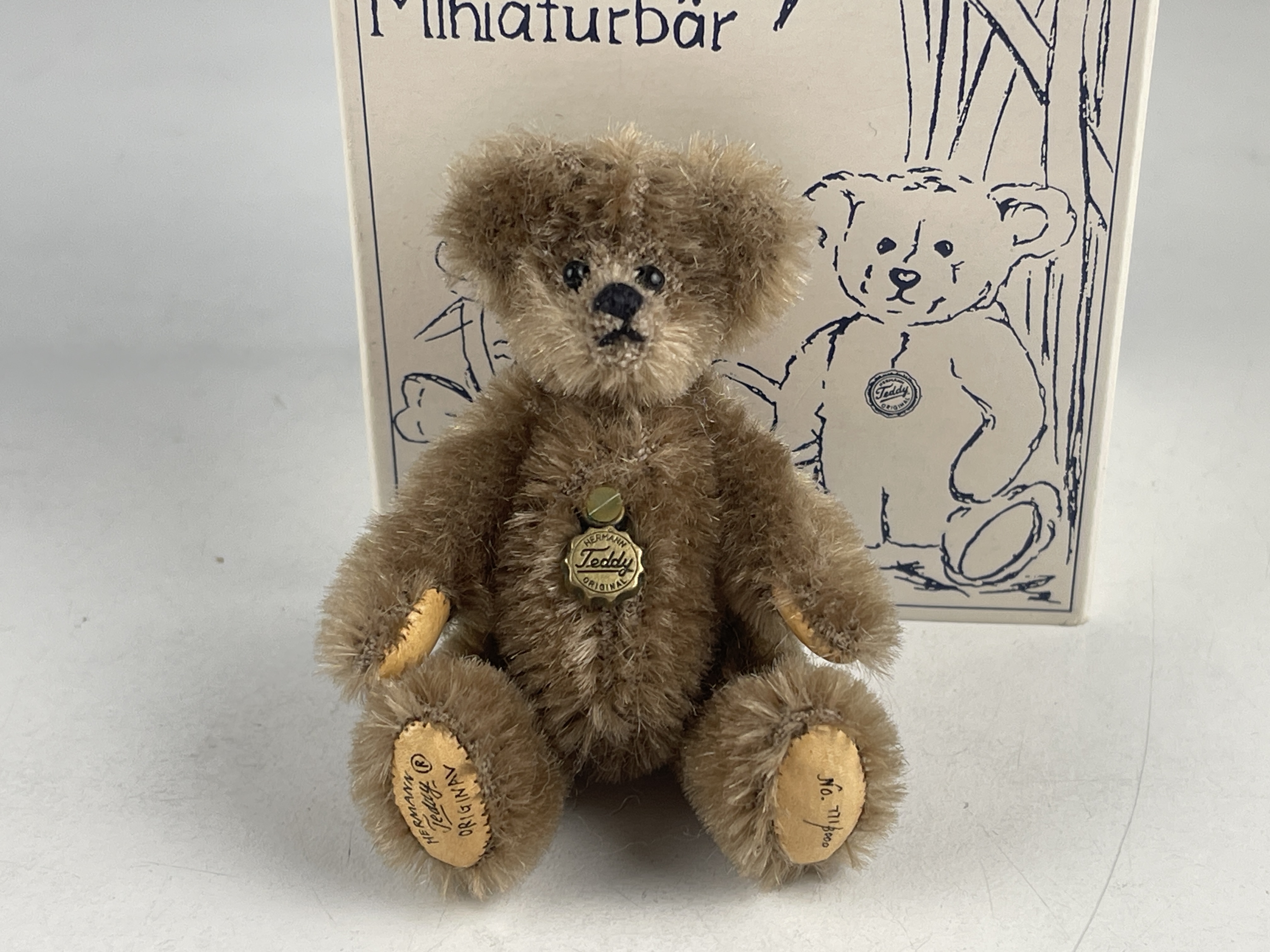 Hermann - Teddy Bär 7,5 cm. Top Zustand mit OVP