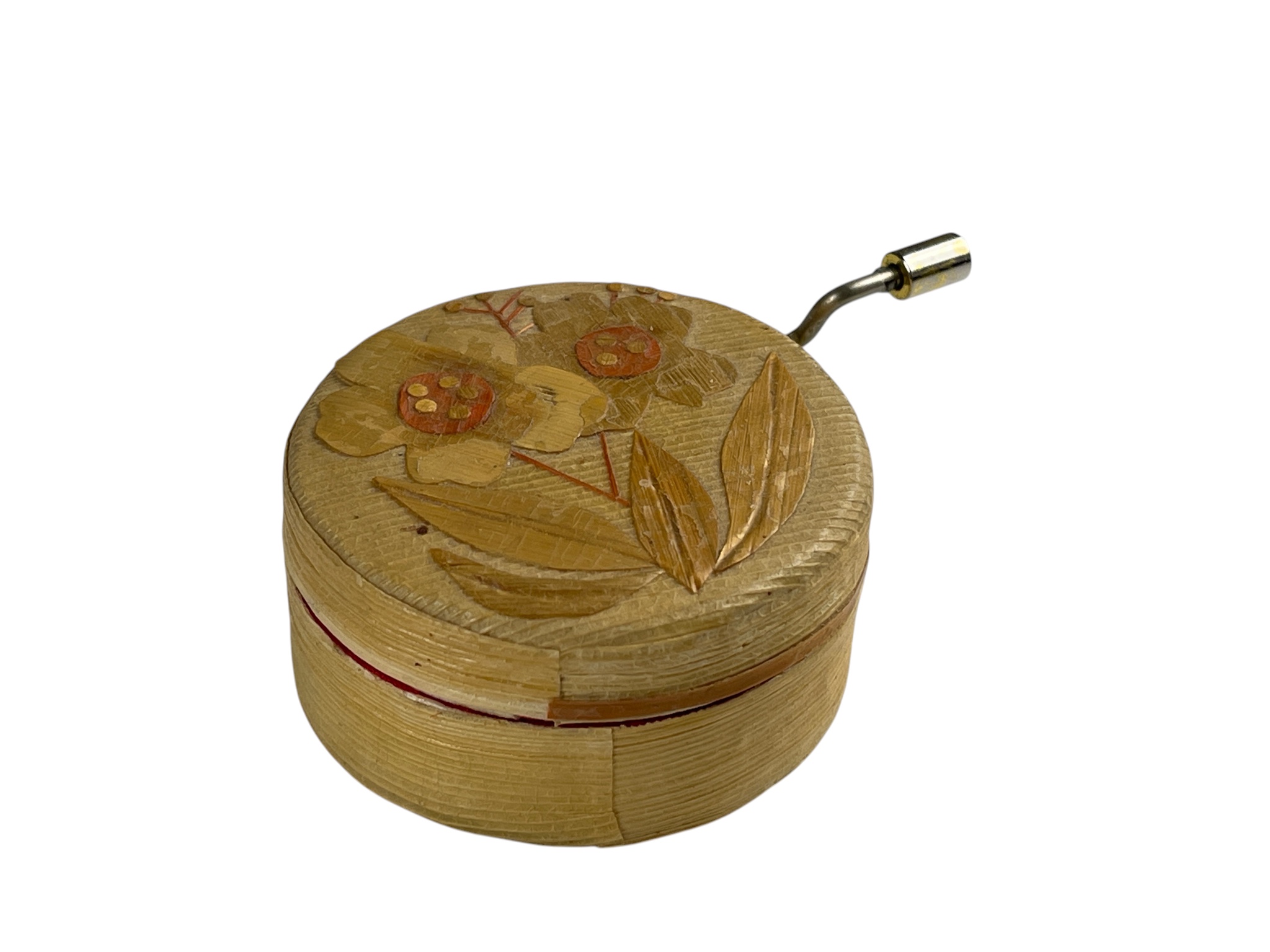 Spieldose "Happy Birthday" 3 x 6 cm - Zustand siehe Fotos