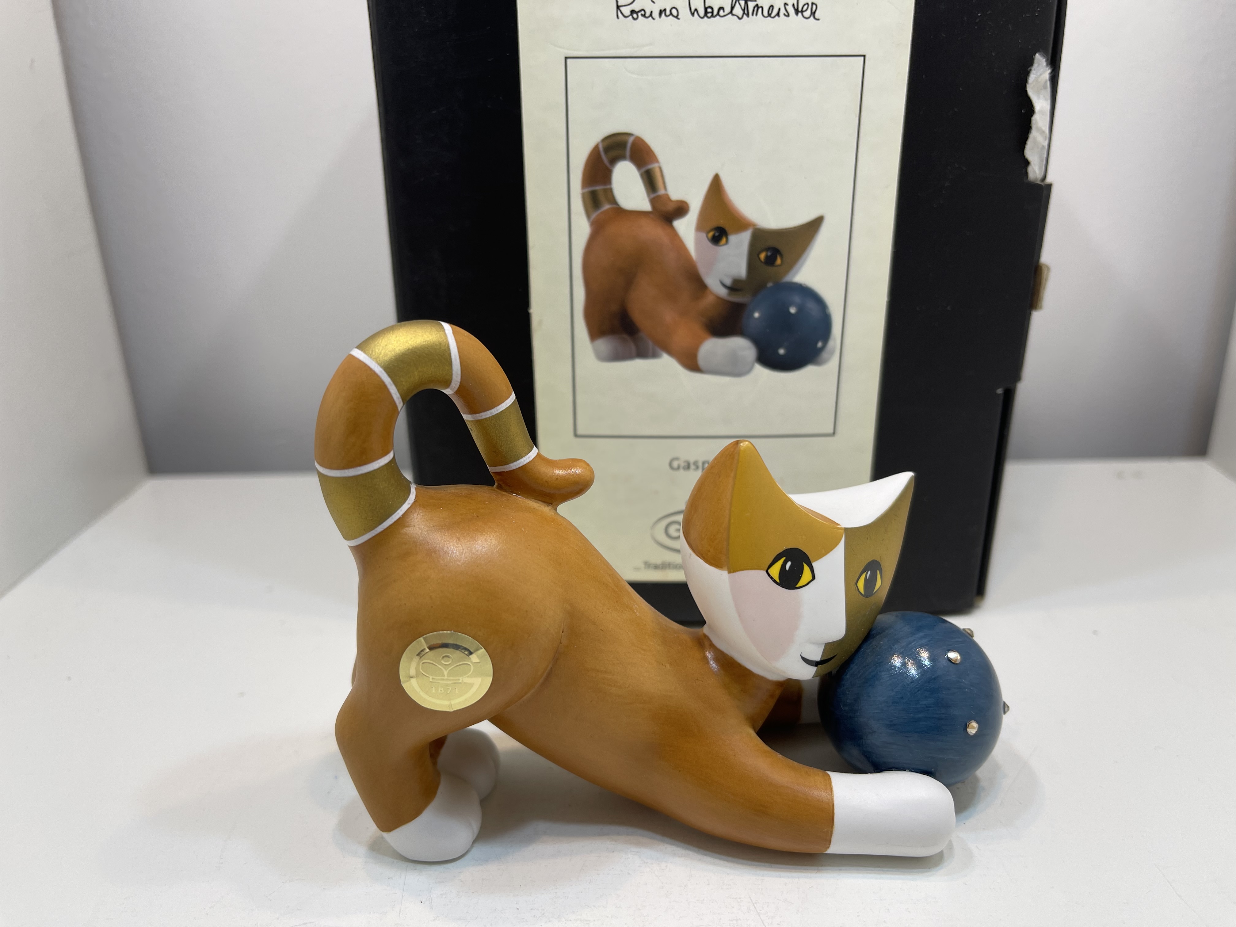 Goebel Figur Rosina Wachtmeister + Swarovski 13 cm. - Top Zustand mit OVP   